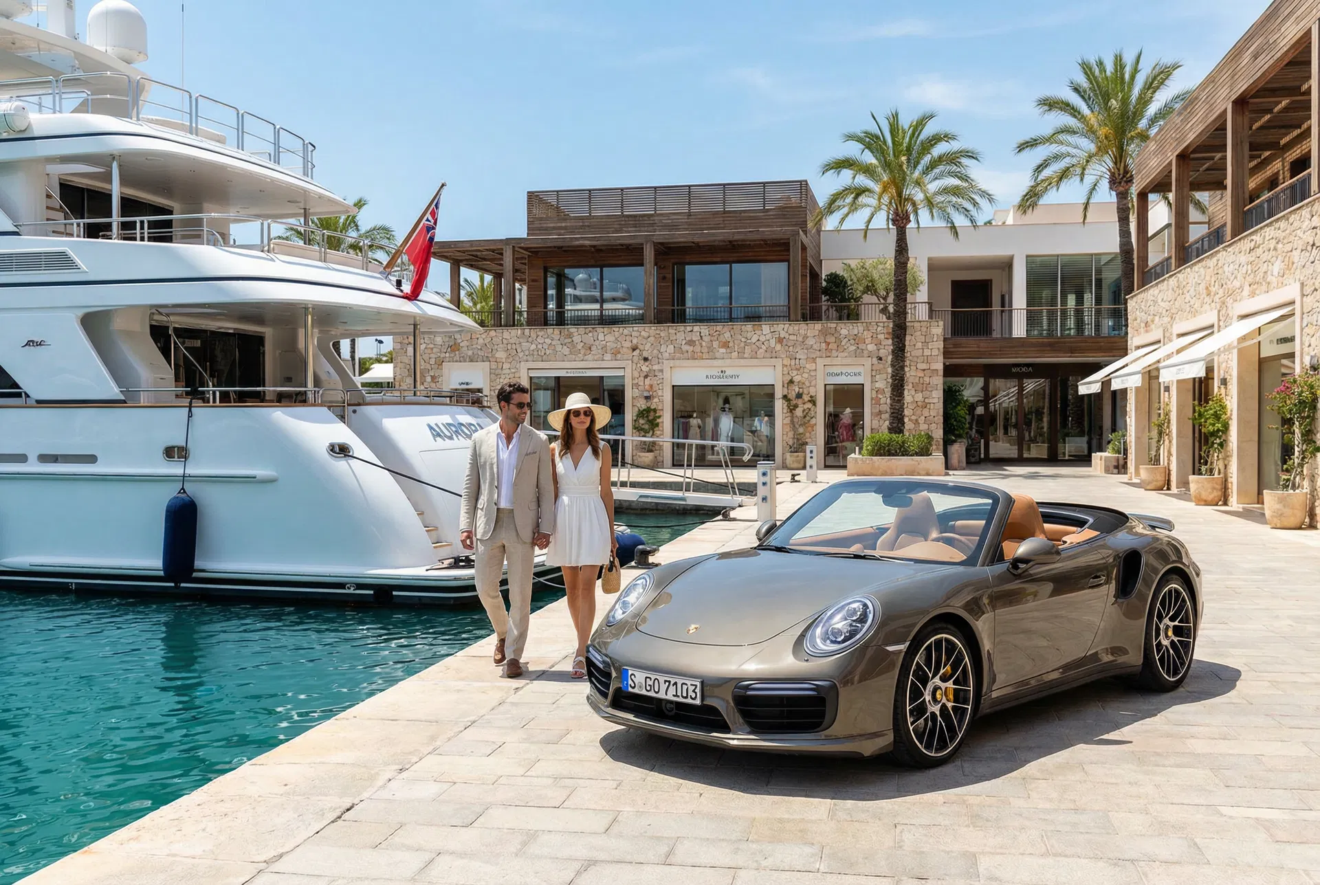 Jeep Wrangler at a coastal viewpoint in Mallorca