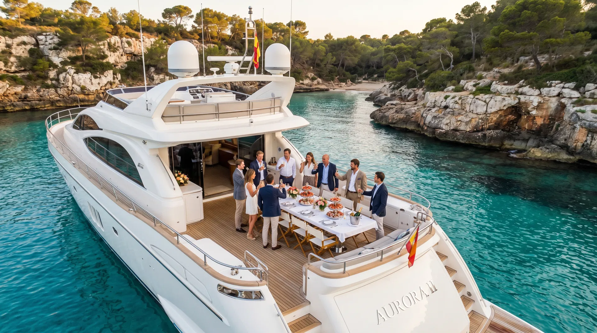 Corporate yacht event Mallorca
