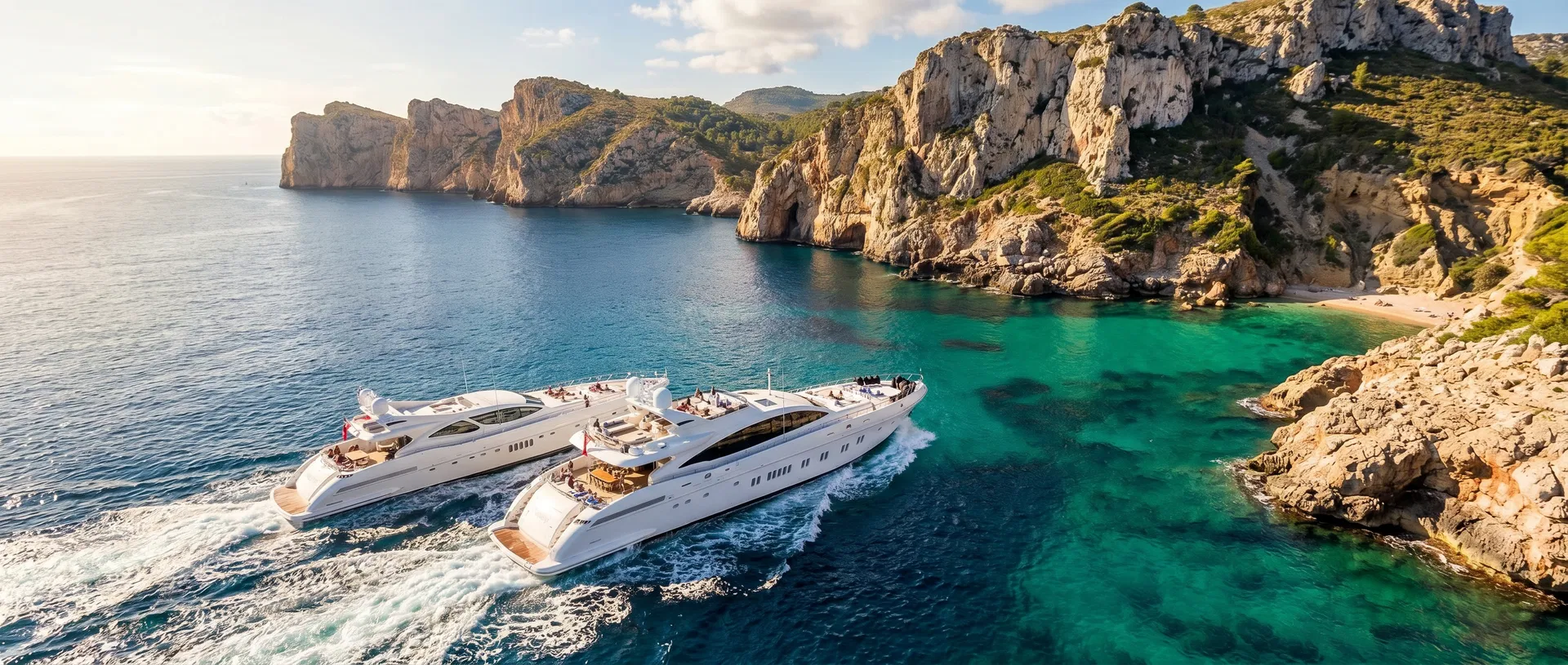Tandem Yacht Charter in Mallorca: The Smart Solution for Large Groups