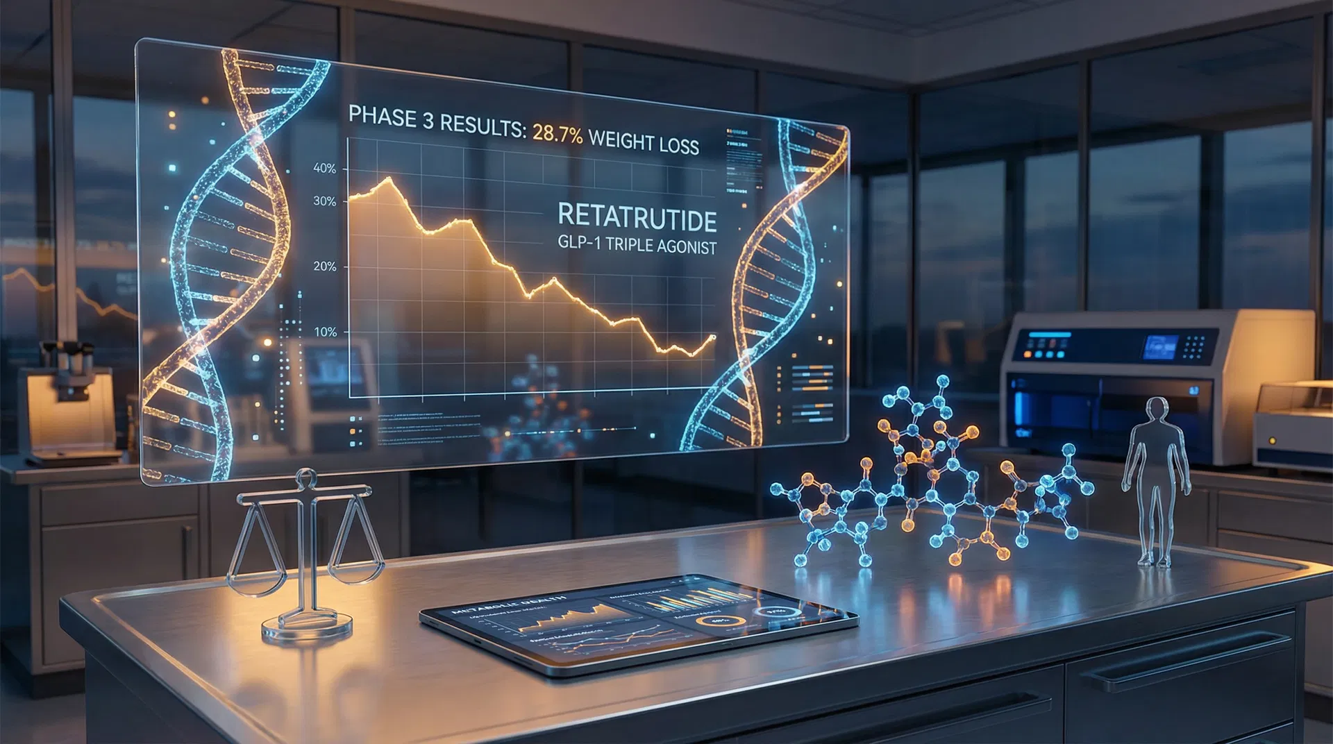 Retatrutide (RETA): Phase 3 TRIUMPH-4 Trial Results & Research Overview