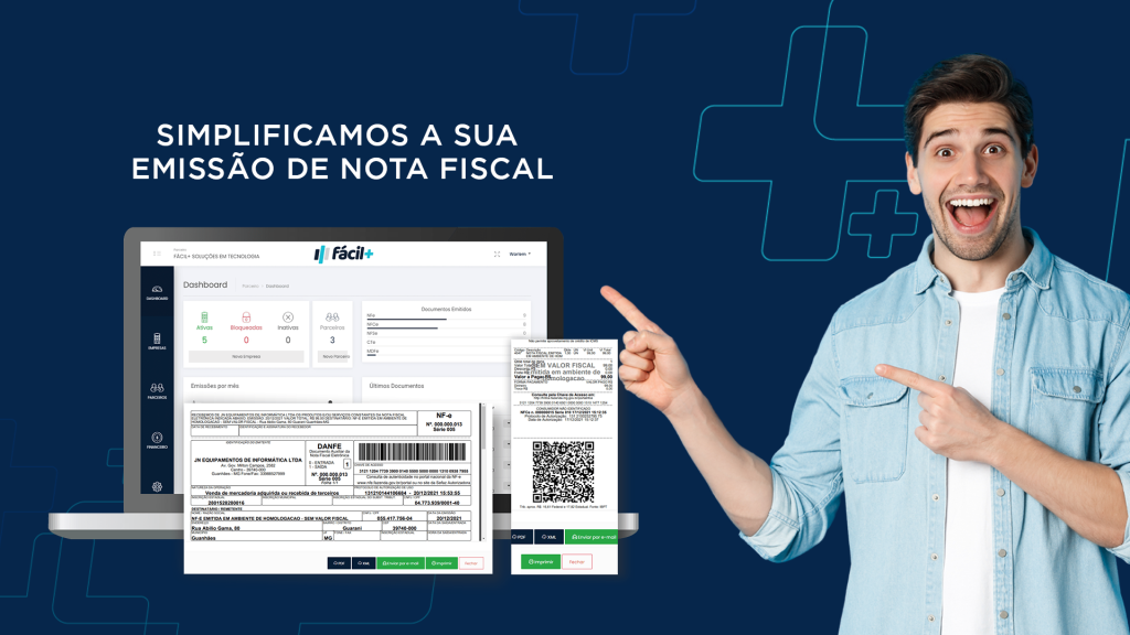 Fácil +: emissão de documentos fiscais