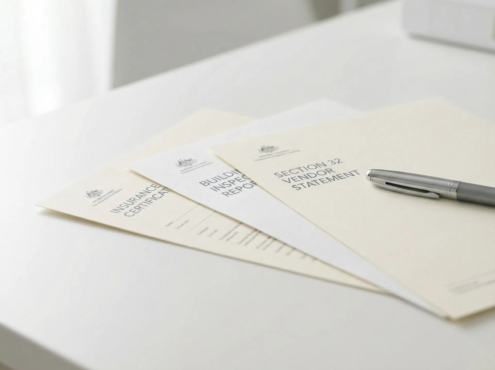 Section 32 Vendor Statement documents