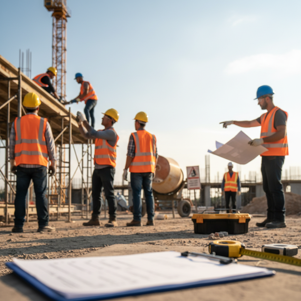 Illustration : DUERP bâtiment et BTP : le guide complet pour votre sécurité