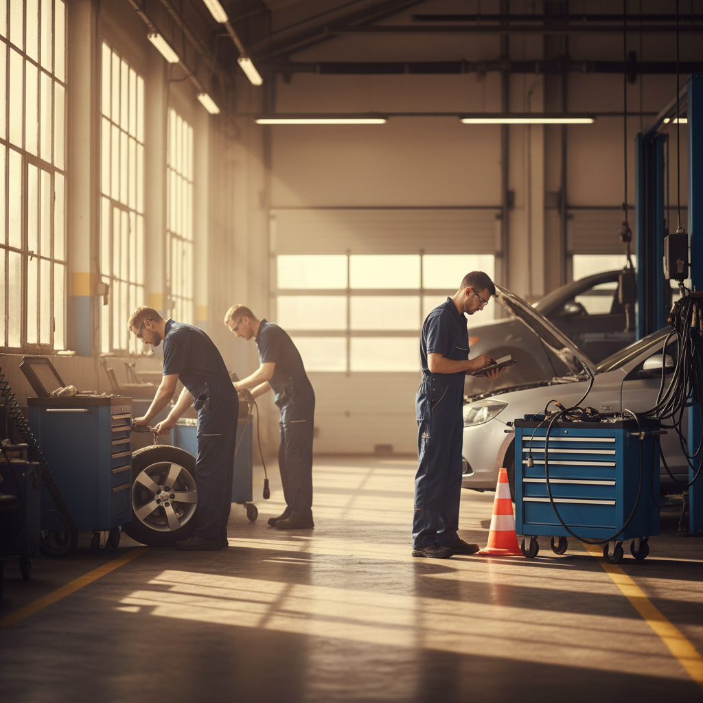 Illustration : DUERP dans l'automobile : guide complet pour votre sécurité