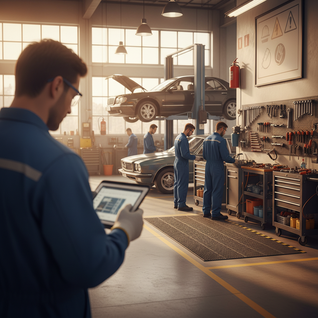 Illustration : DUERP (Document Unique) : la loi pour le secteur automobile