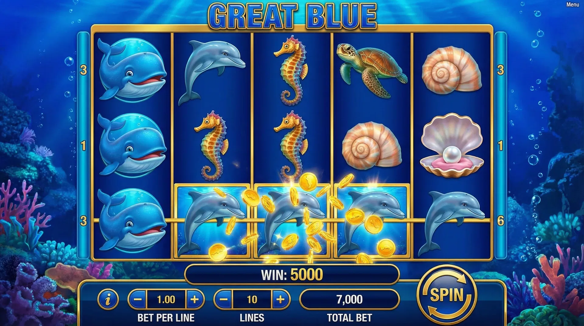 GW99 Great Blue - Permainan Slot Popular di GreatWall99