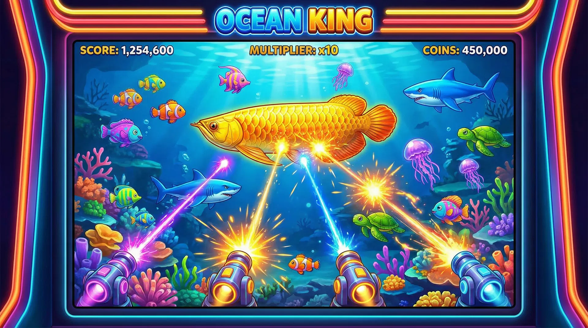 GW99 Ocean King - Permainan Ikan Popular di GreatWall99