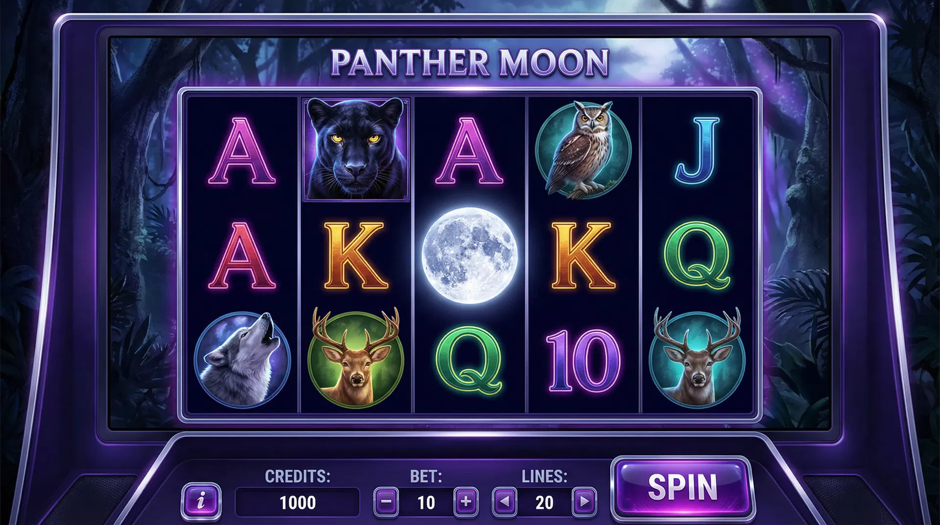 GW99 Panther Moon - Permainan Slot Popular di GreatWall99