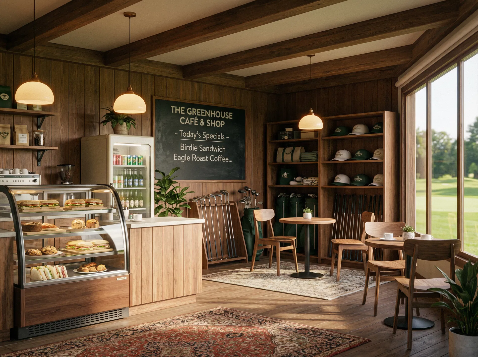 Tee Time Café interior