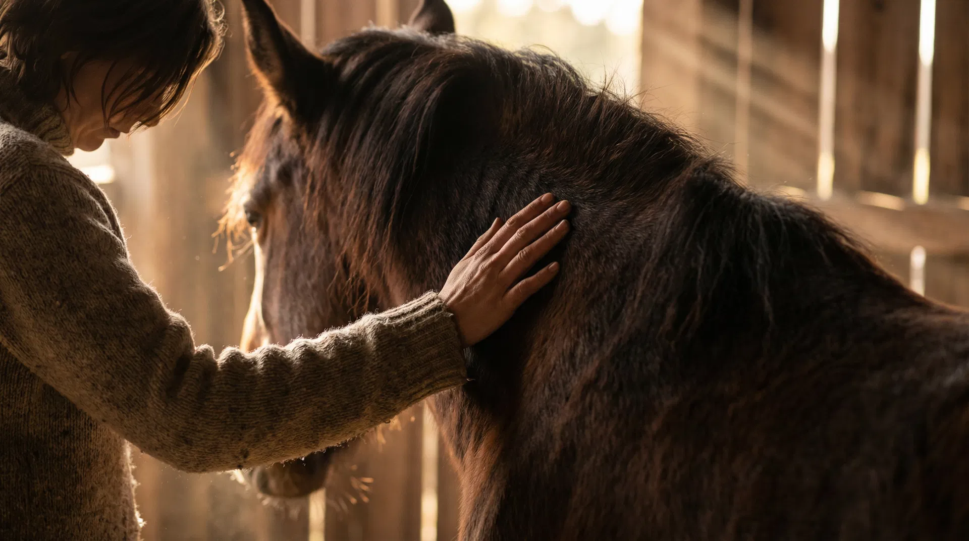 Mensch und Pferd – Verbindung und Vertrauen (Symbolbild)