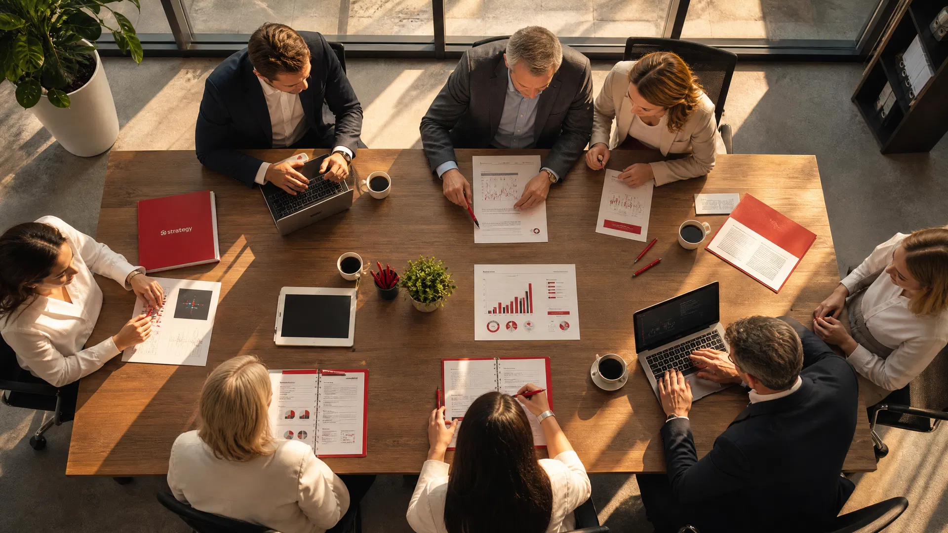 Equipe de negócios colaborando em networking