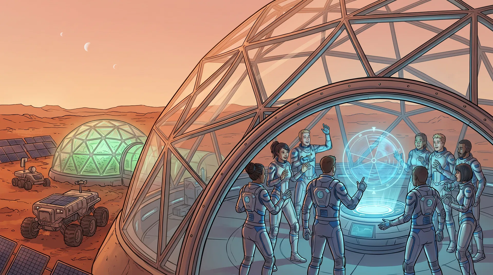 Das Leben auf dem Mars