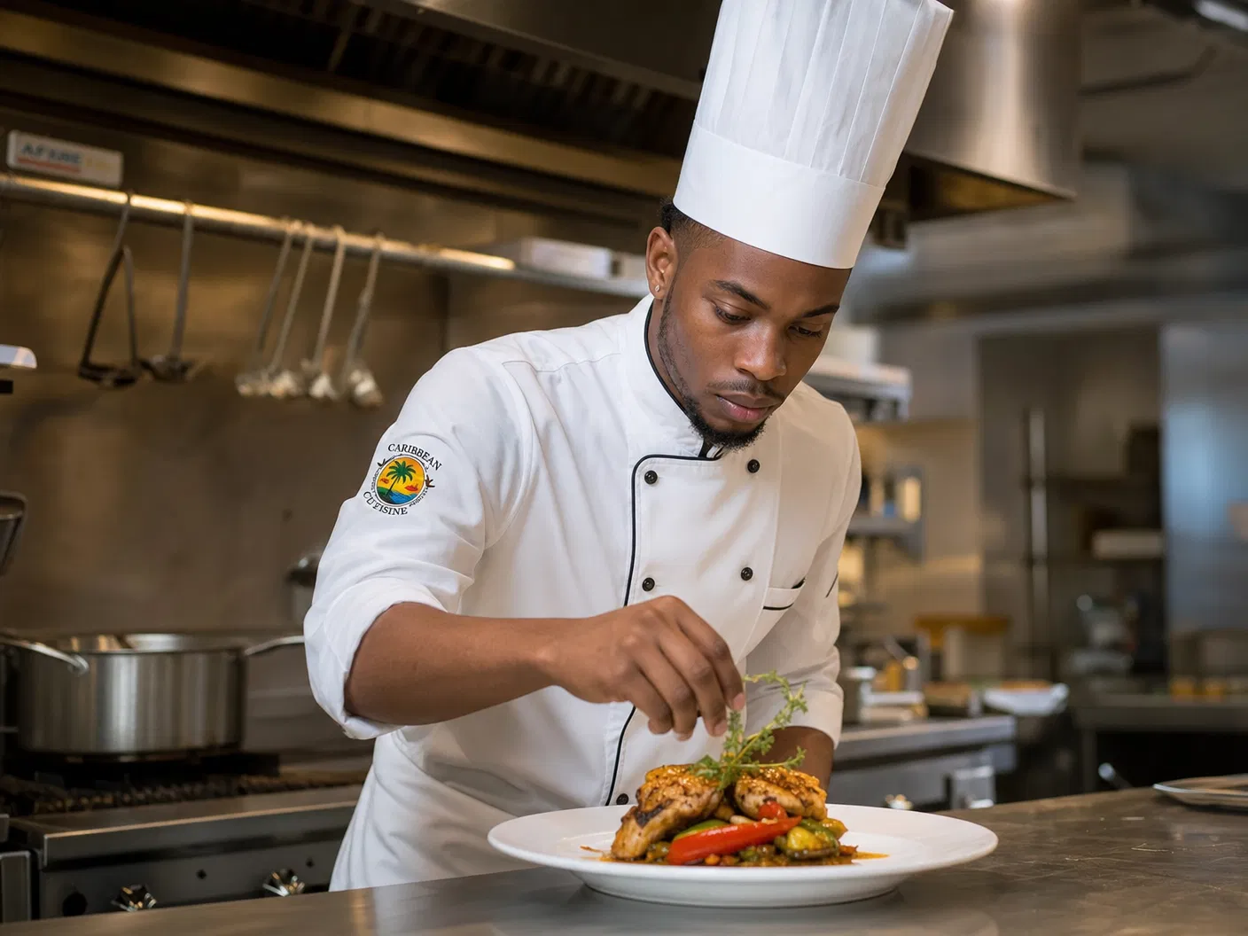Yannick en action - Commis de cuisine