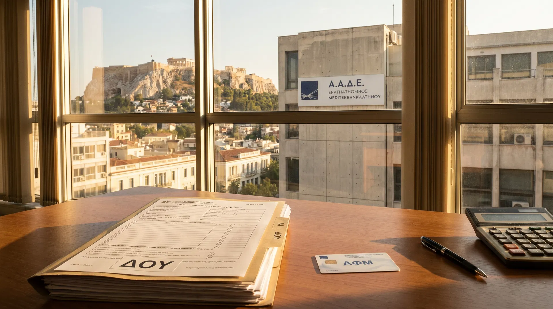Tax number AFM – The first official step