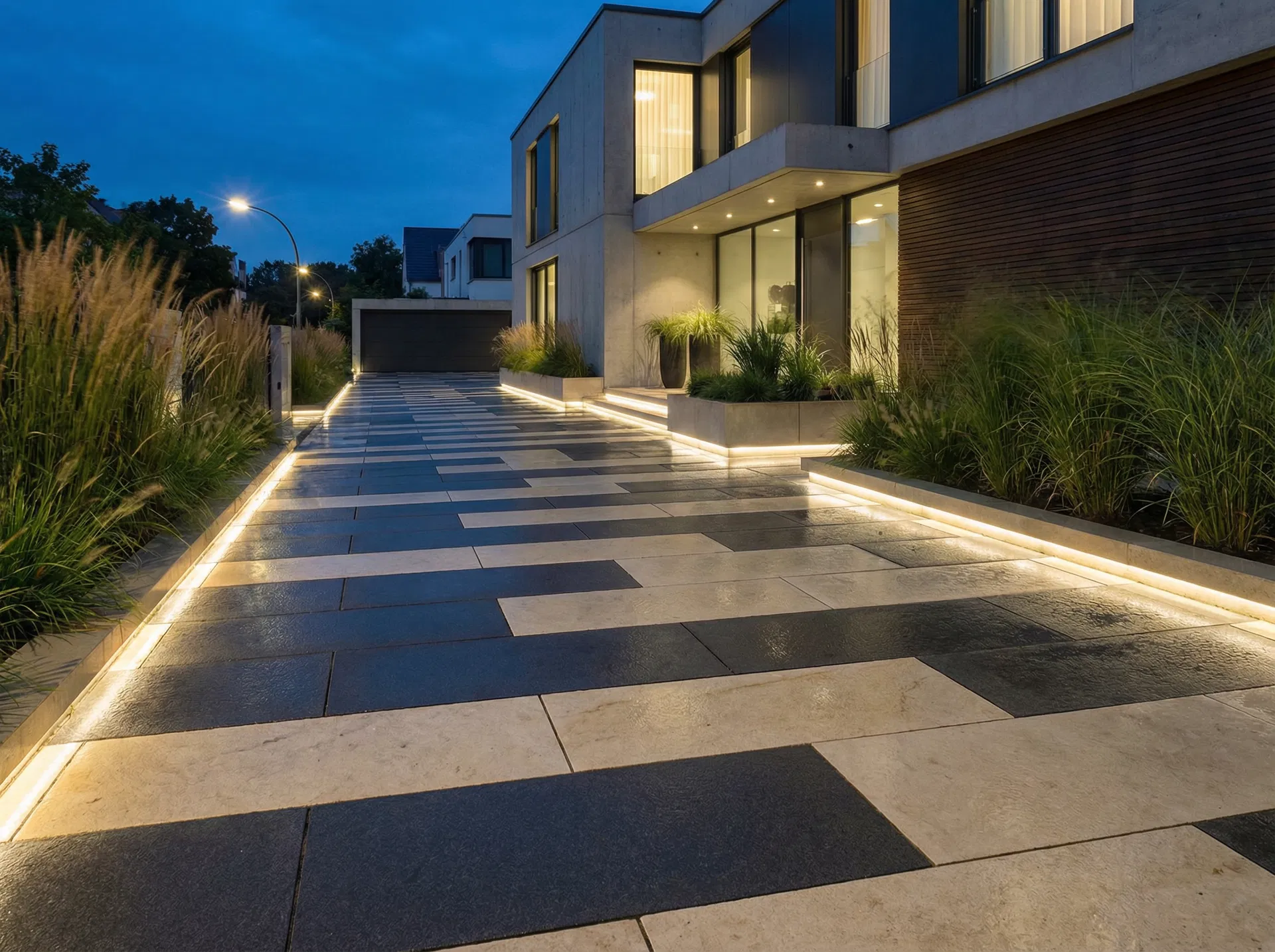 Einfahrt Gestaltung Berlin: Muster, Farben und Beleuchtungsideen 2025