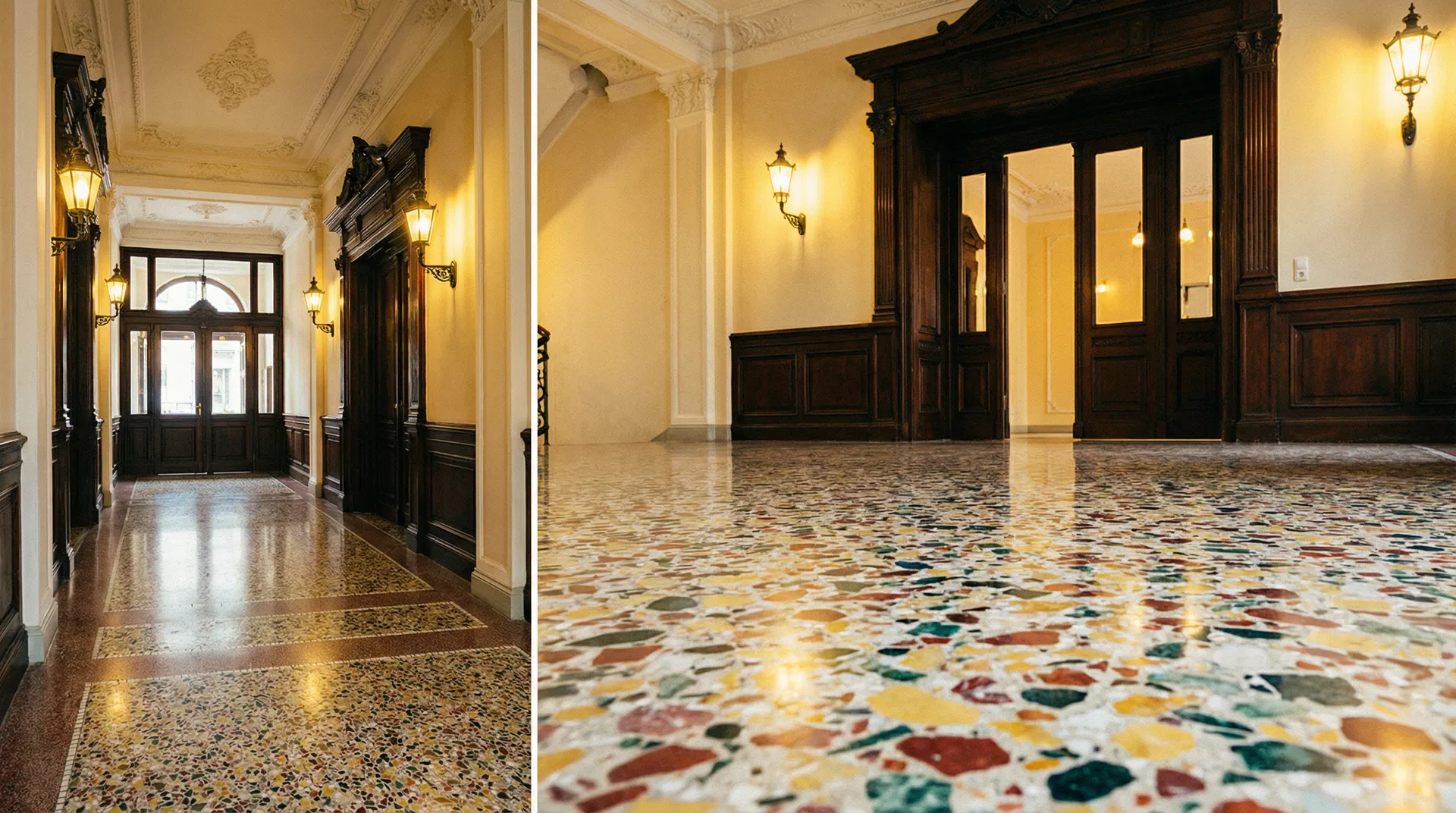 Terrazzo schleifen und restaurieren: Neuer Glanz für historische Böden