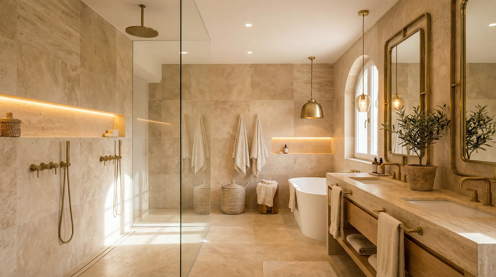 Travertin im Badezimmer: Pflege-Tipps für dauerhaft schöne Oberflächen