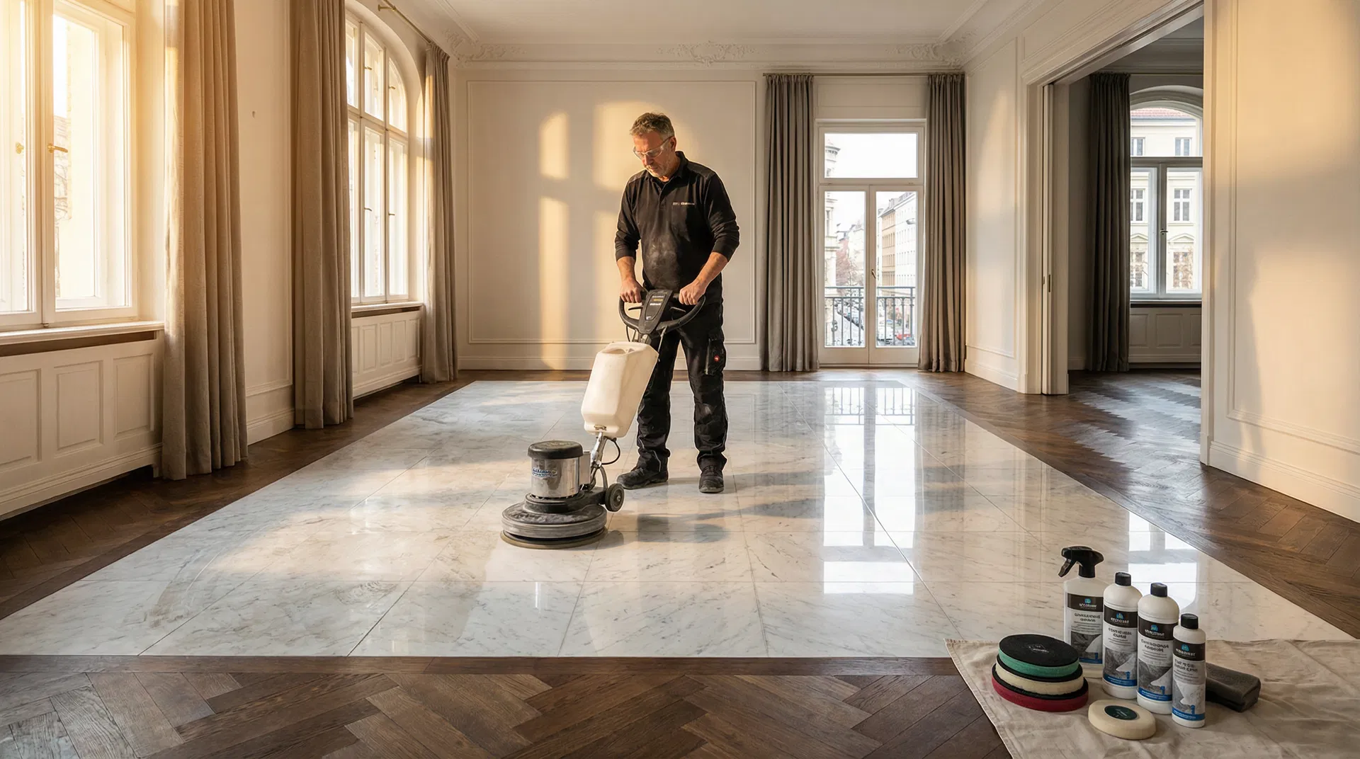 Marmor polieren Berlin – Professionelle Marmorsanierung vom Stein-Doktor