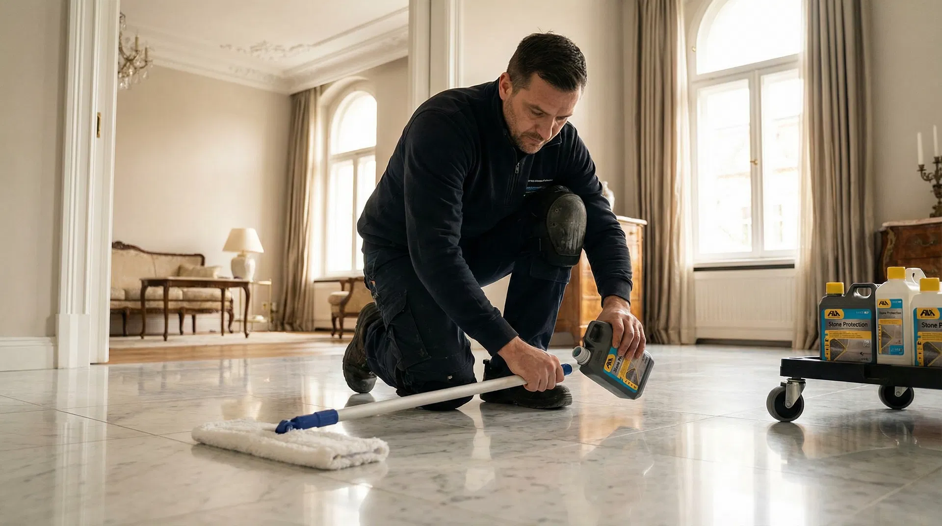 Marmor pflegen – Wie Ihre Marmorflächen dauerhaft schön bleiben