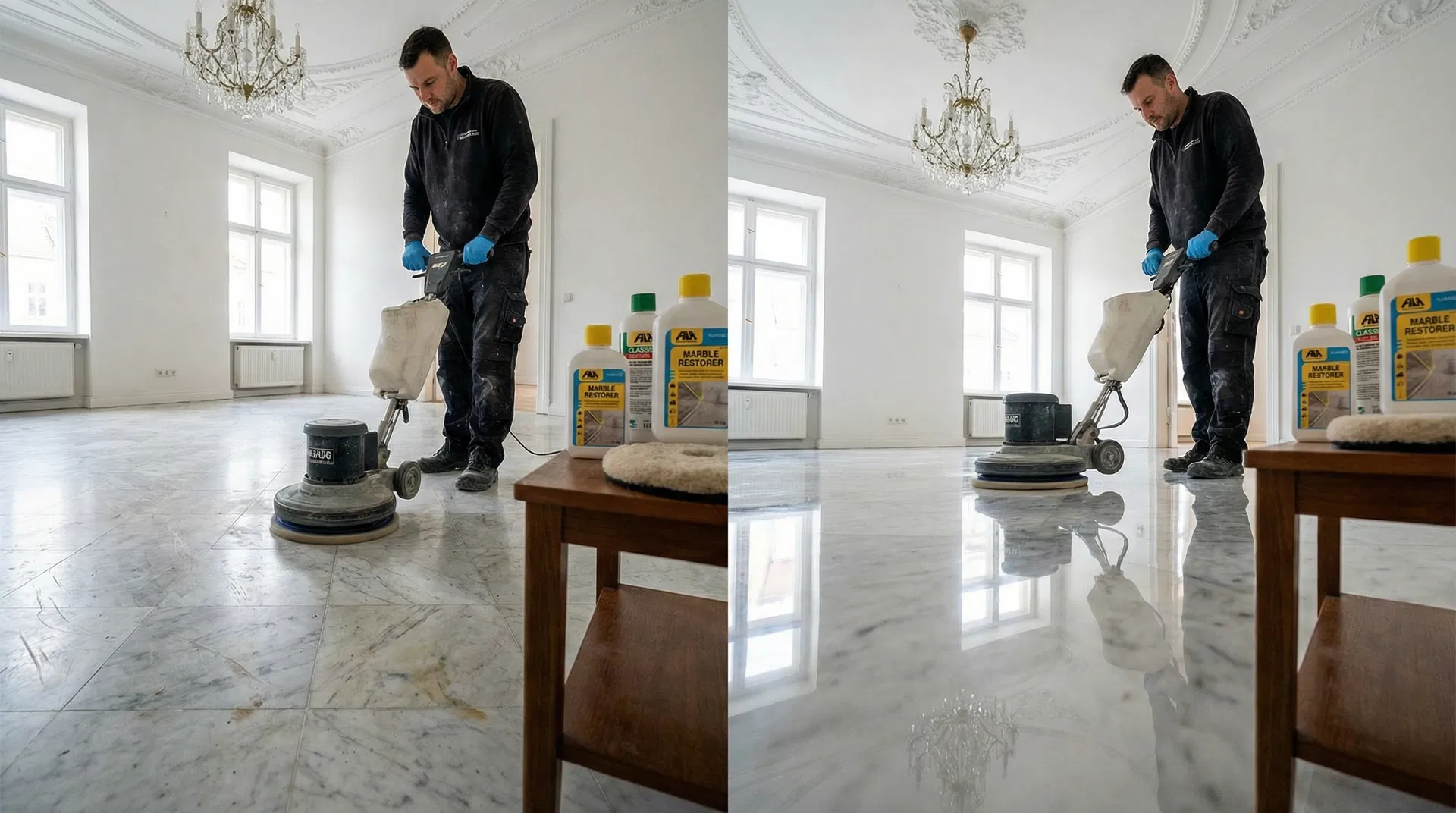 Marmorplatten polieren Berlin – Professionelle Marmorsanierung vom Stein-Doktor