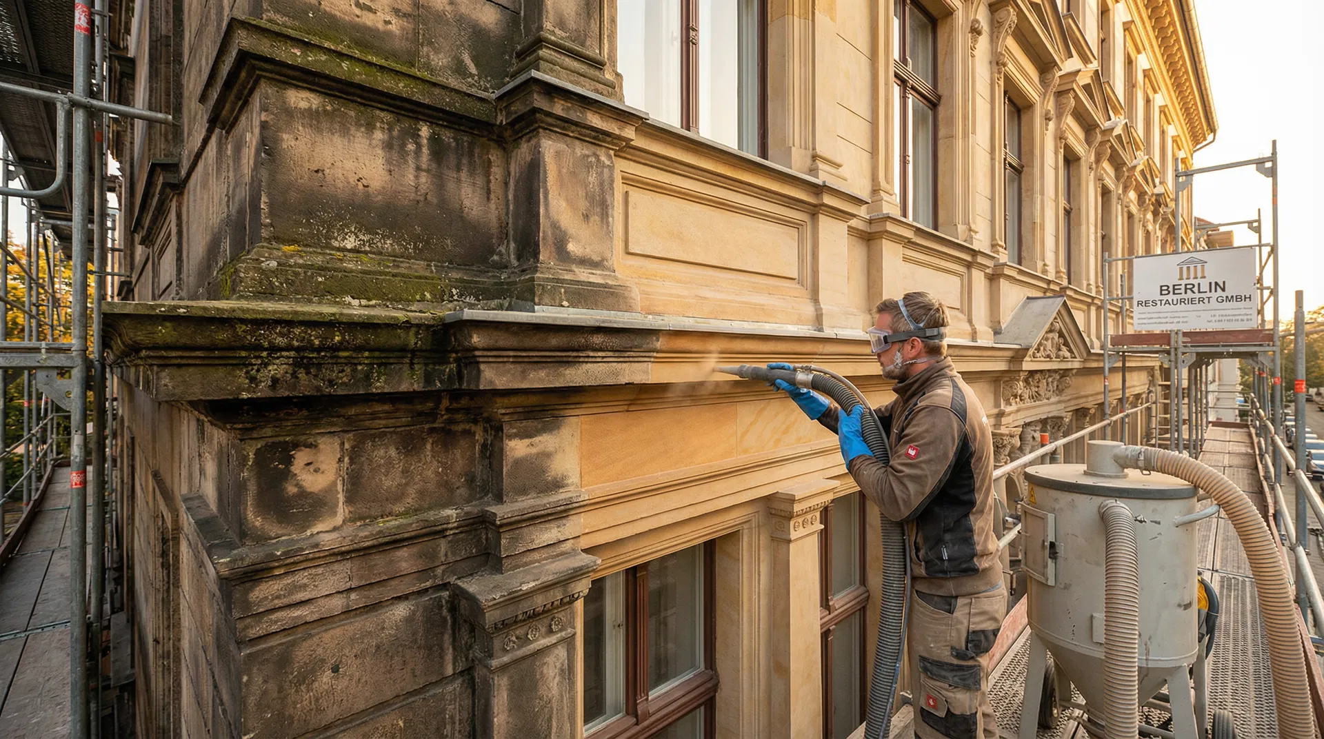 Sandsteinsanierung – Sandstein sanieren, schleifen und schützen