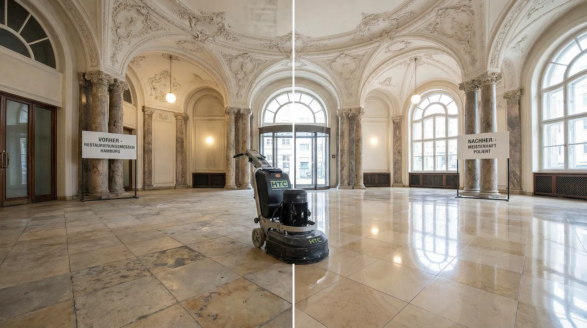 Natursteinsanierung Hamburg – Bringen Sie Ihre Böden und Flächen zum Strahlen