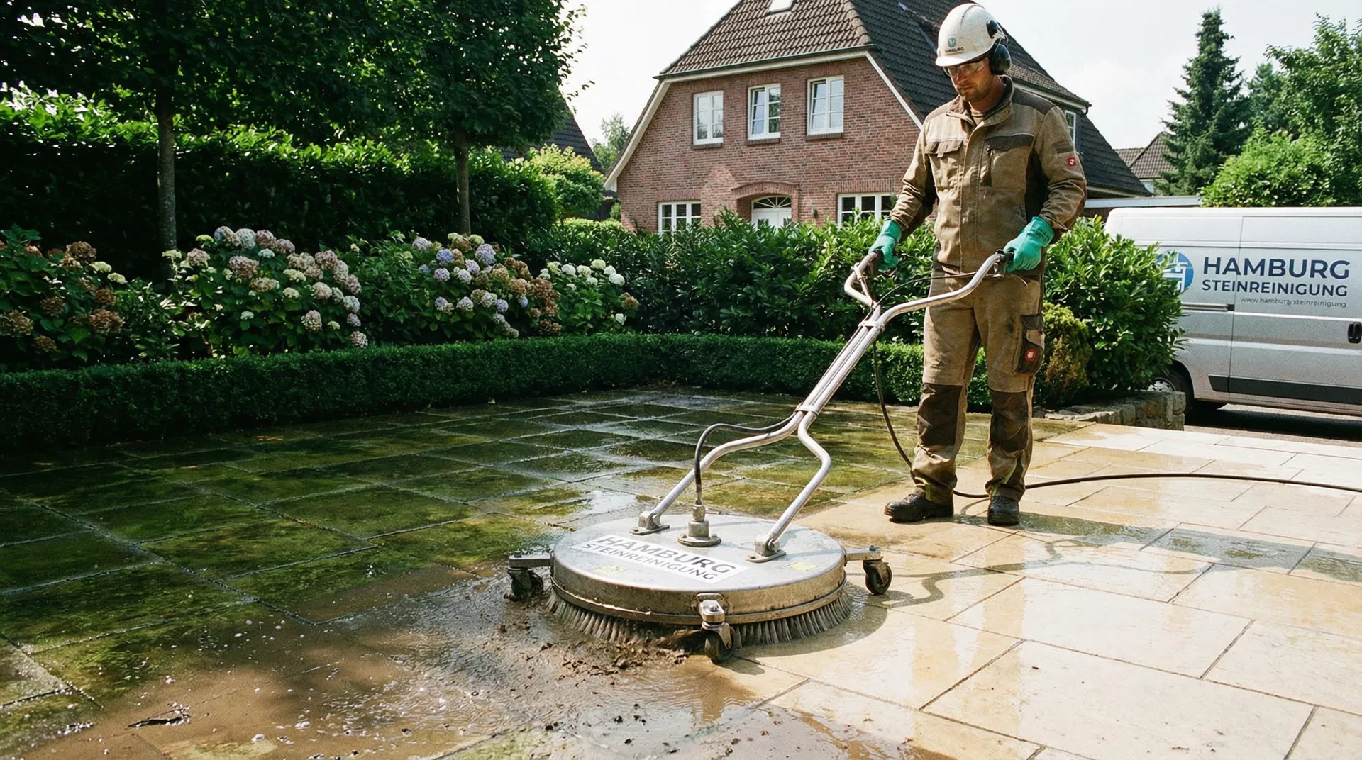 Terrassenplatten reinigen – vom erfahrenen Experten durchgeführt