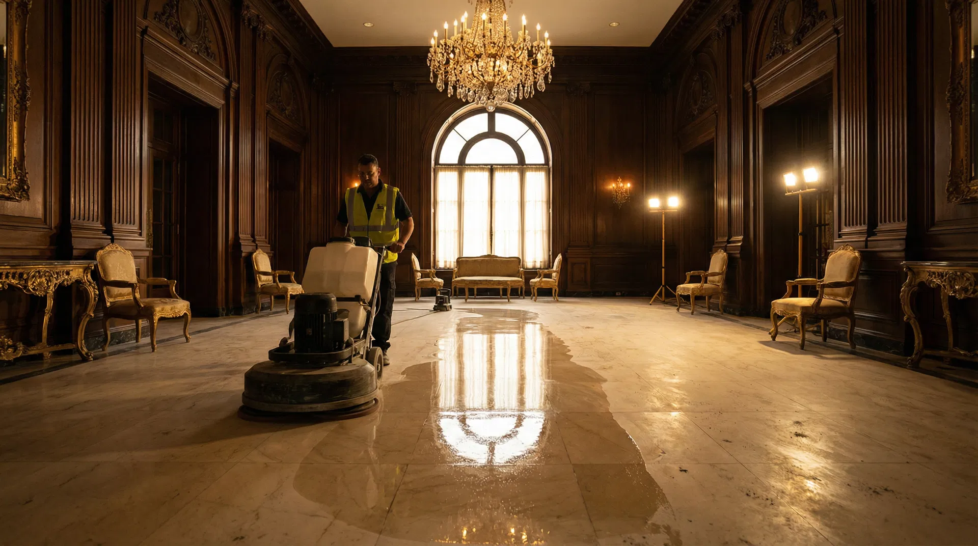 Marmorpolitur – Wie man einen Marmorboden glänzend macht