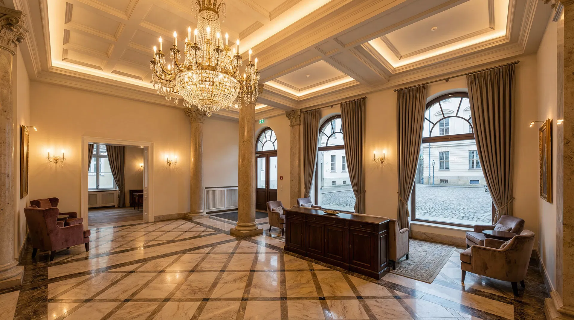 Eingangsbereiche und Lobbys sanieren – Natursteinsanierung