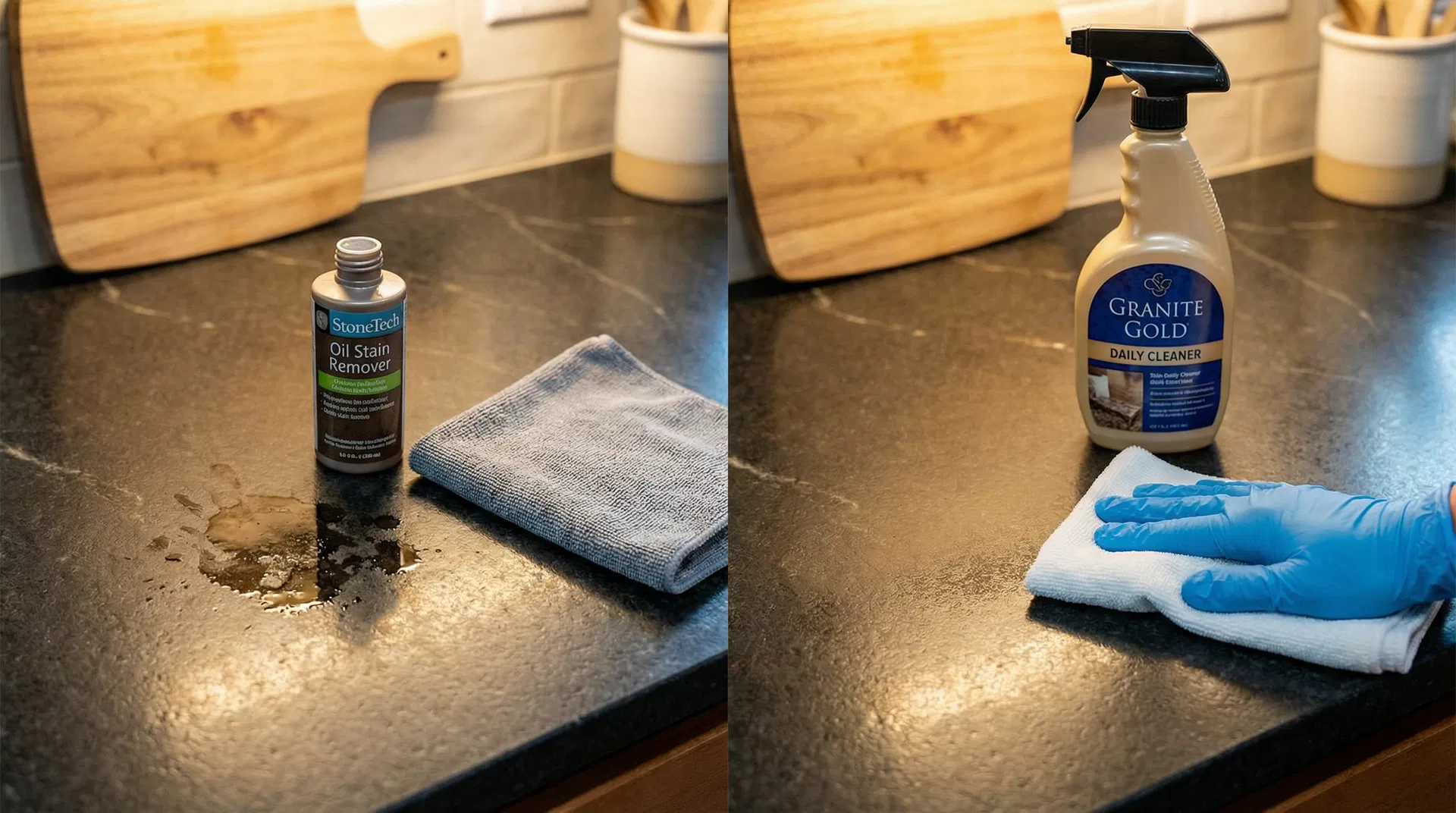 Ölflecken auf Naturstein entfernen in Potsdam