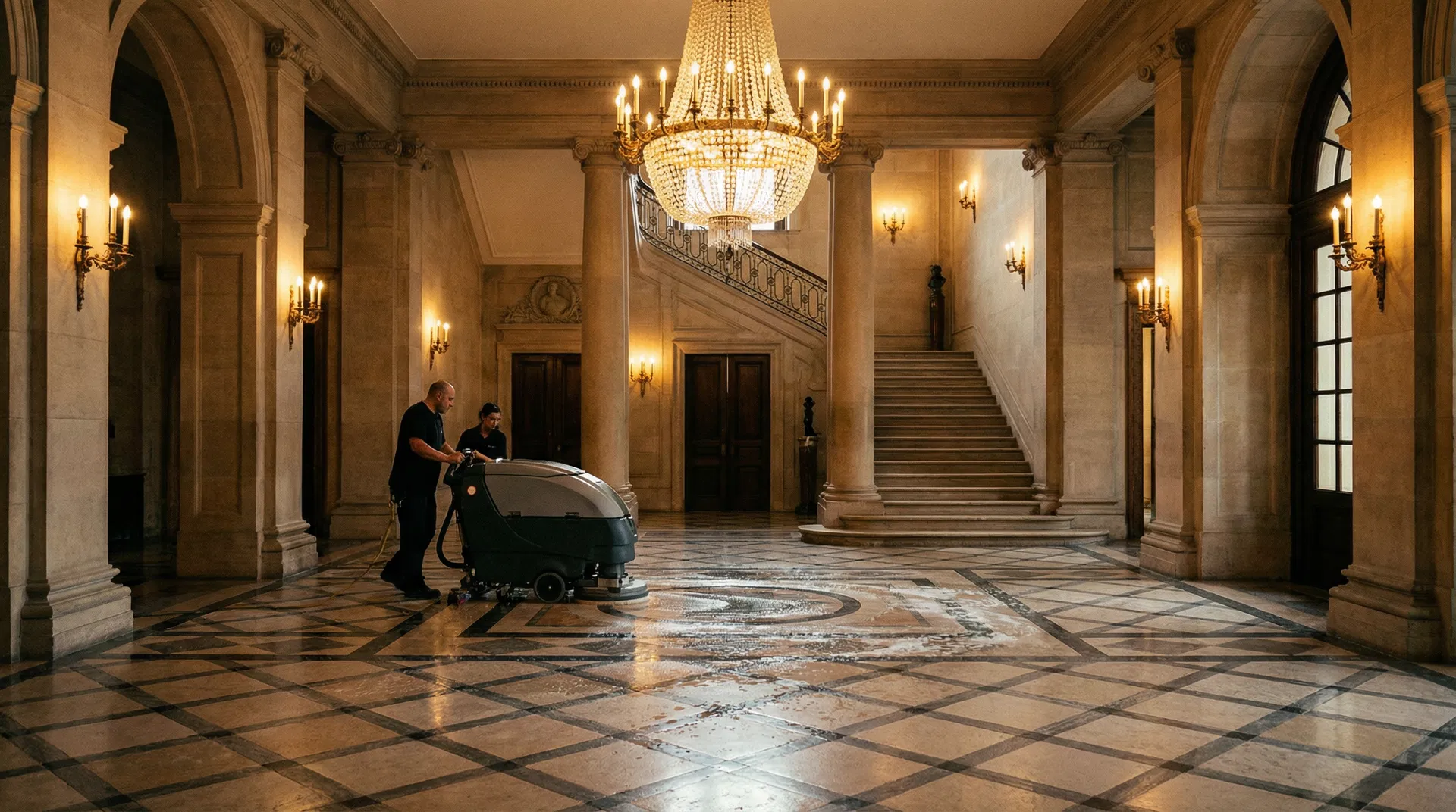 Steinboden reinigen Potsdam – Professionelle Natursteinsanierung in Potsdam