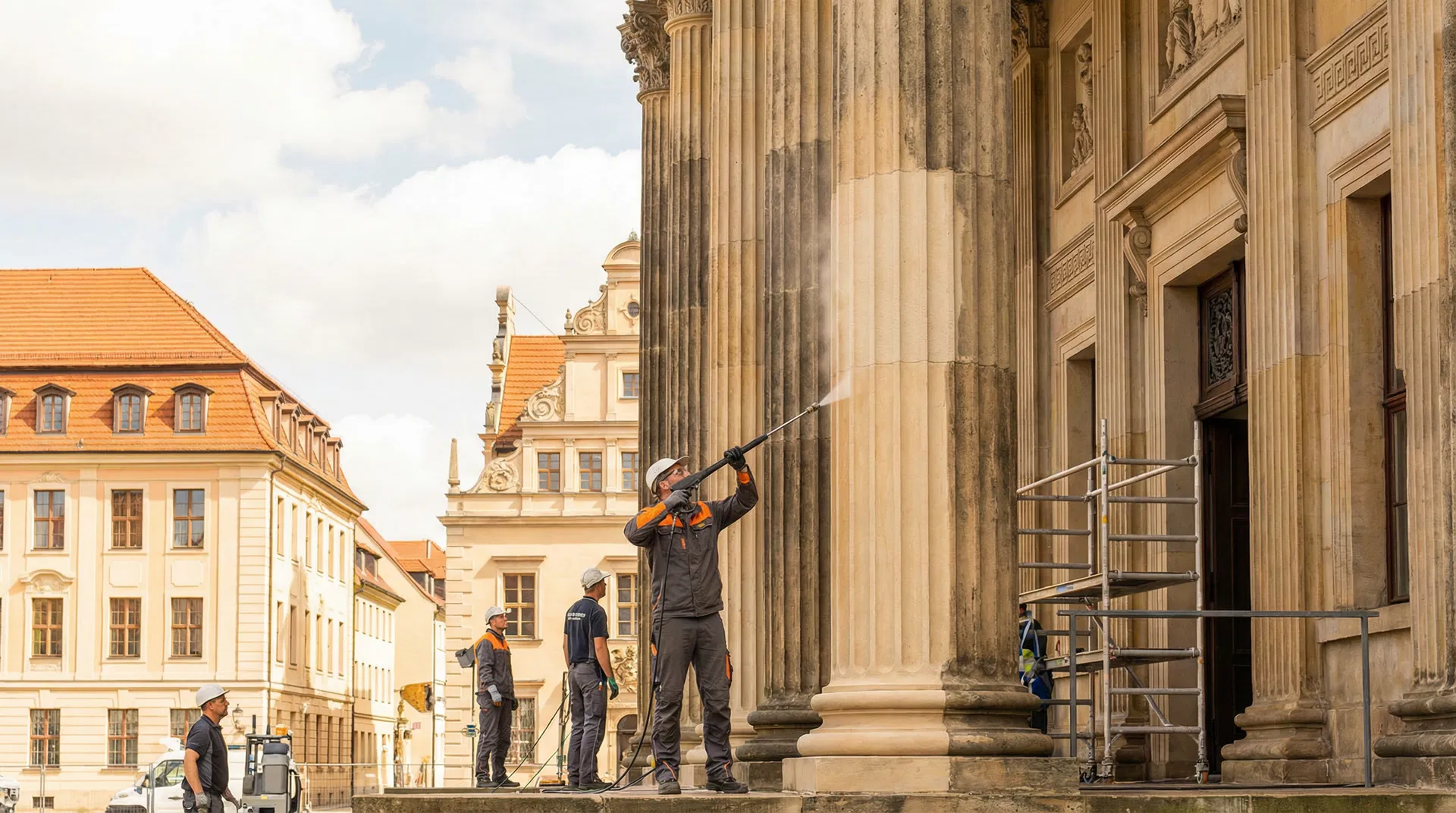 Steinreinigung Potsdam – Professionelle Natursteinreinigung