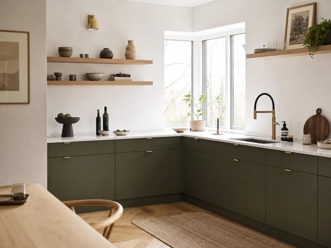 Corner kitchen