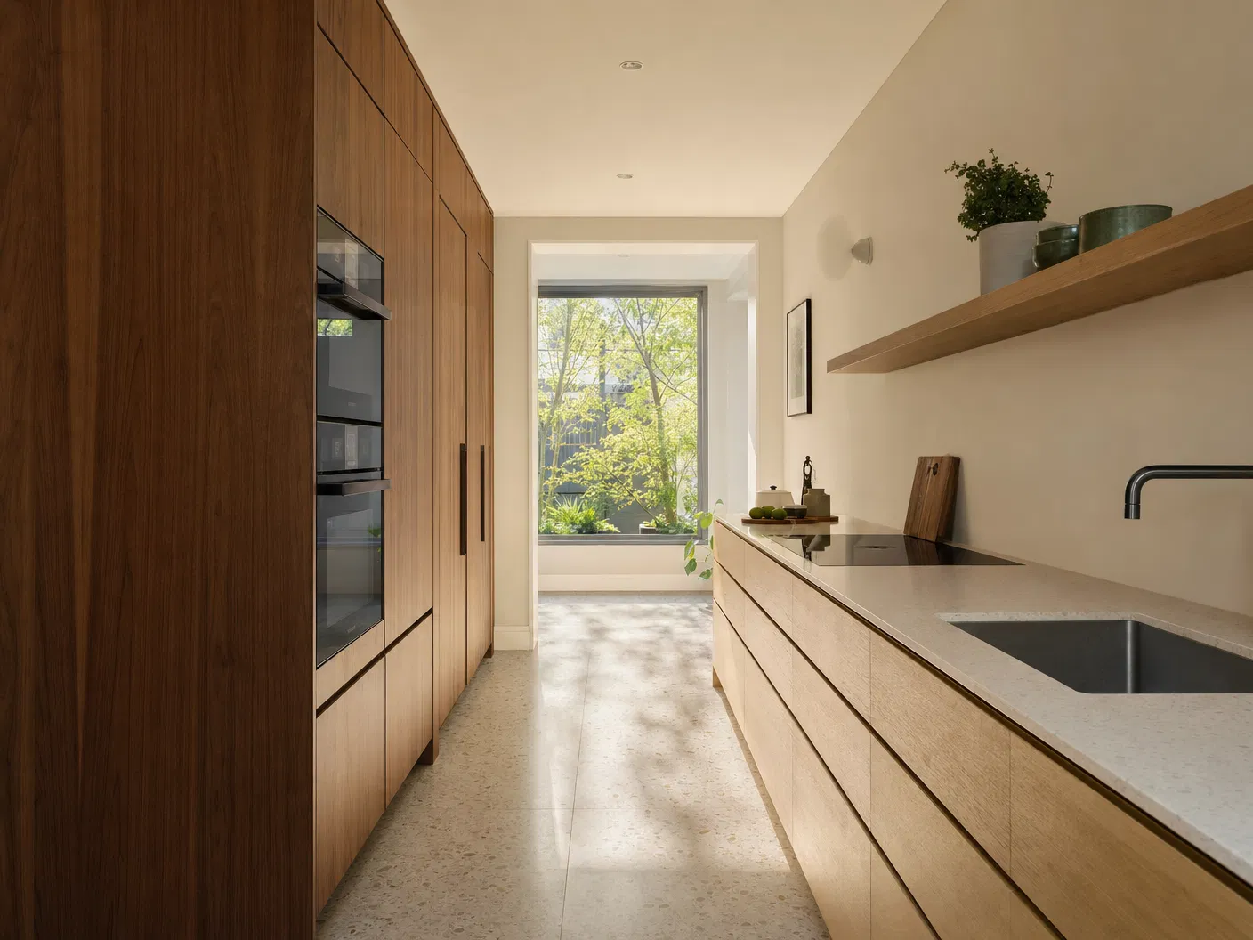 Parallel kitchen