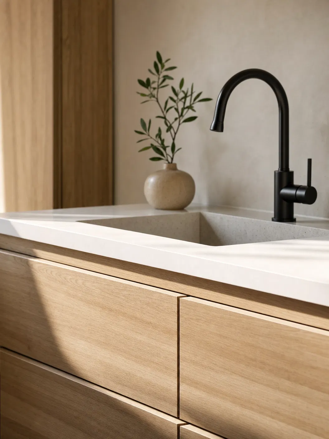 Detail Rechte keuken