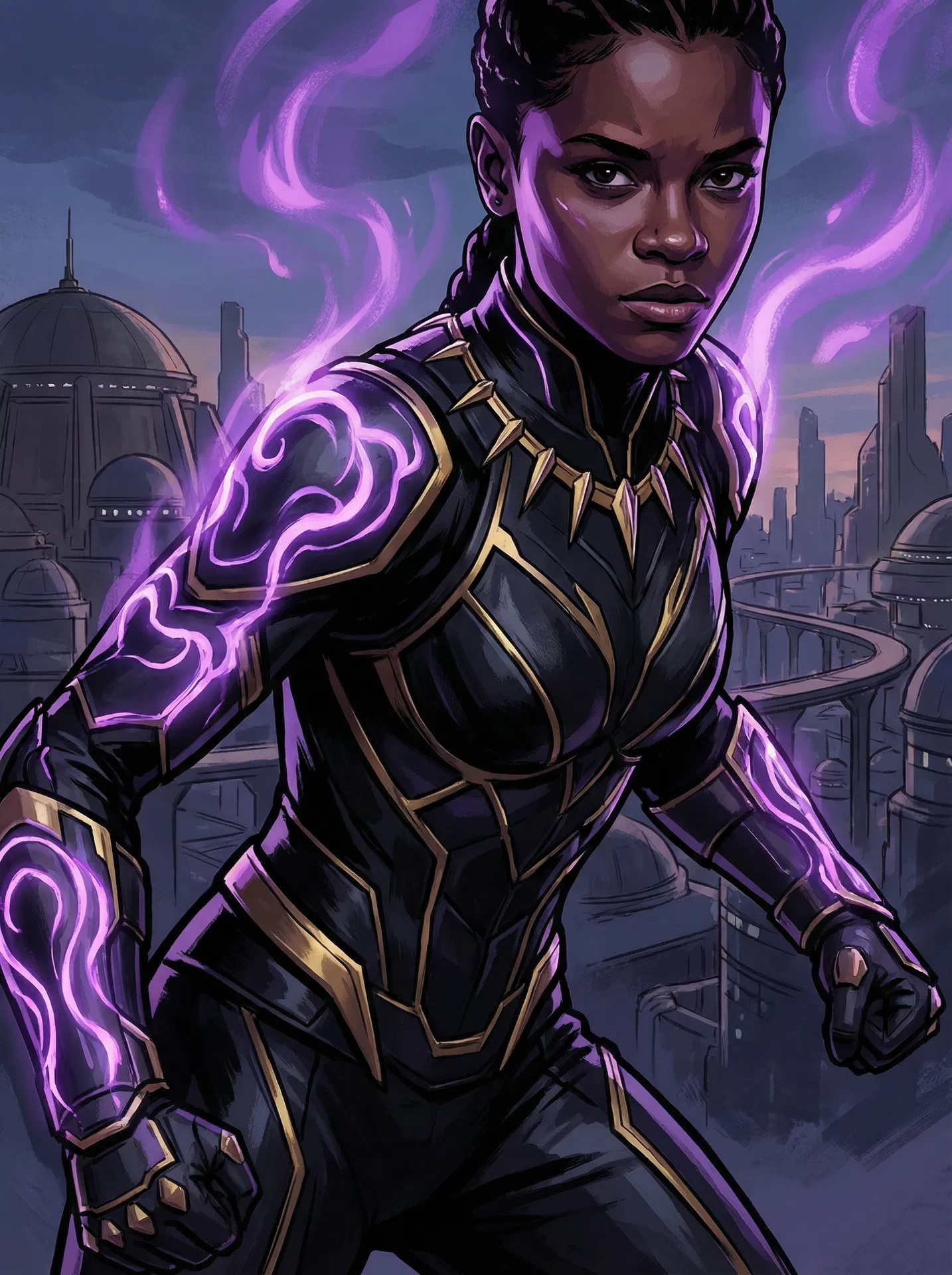 Black Panther Shuri Black Panther: Wakanda Forever Phase Four #140 - 2025 Topps Marvel Studios