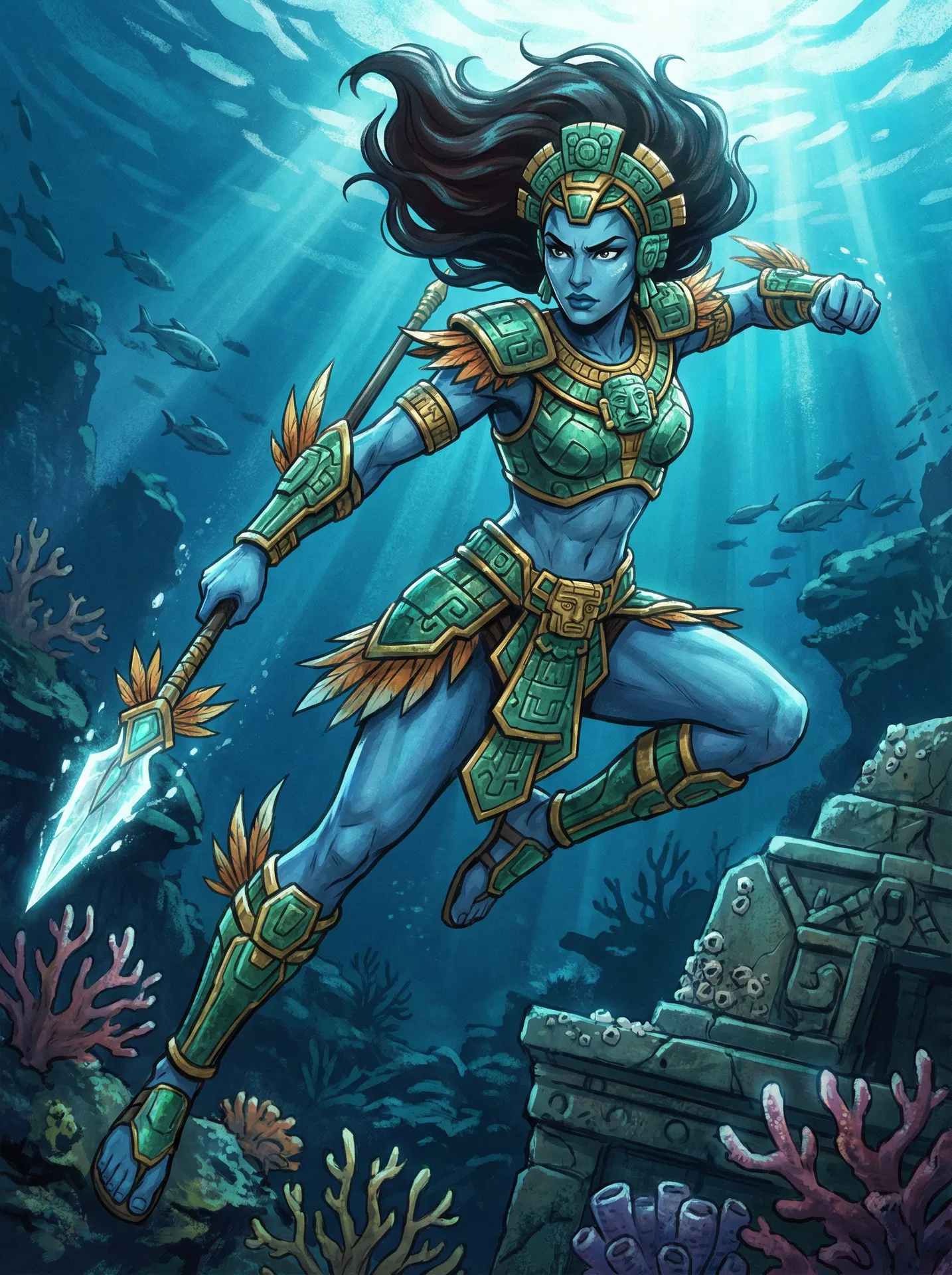 Namora Black Panther: Wakanda Forever Phase Four #143 - 2025 Topps Marvel Studios Sapphire