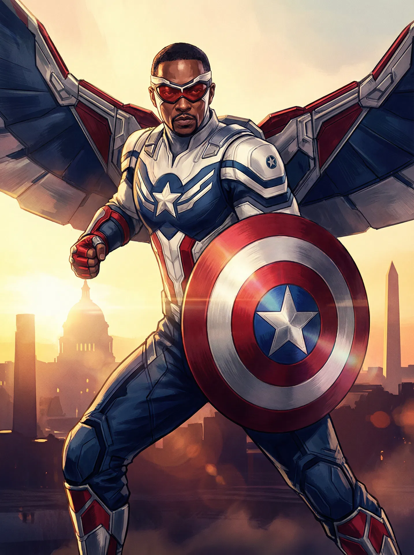 Captain America Sam Wilson Captain America: Brave New World Phase Five #167 - 2025 Topps Marvel Studios