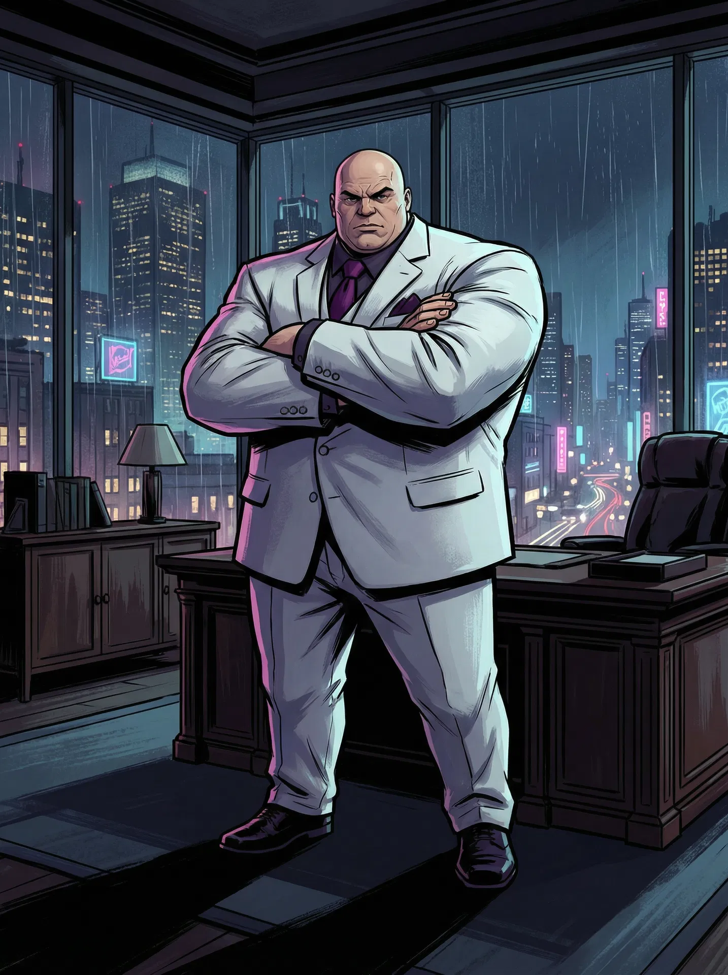 Kingpin Wilson Fisk Daredevil: Born Again Phase Five #178 - 2025 Topps Marvel Studios Sapphire