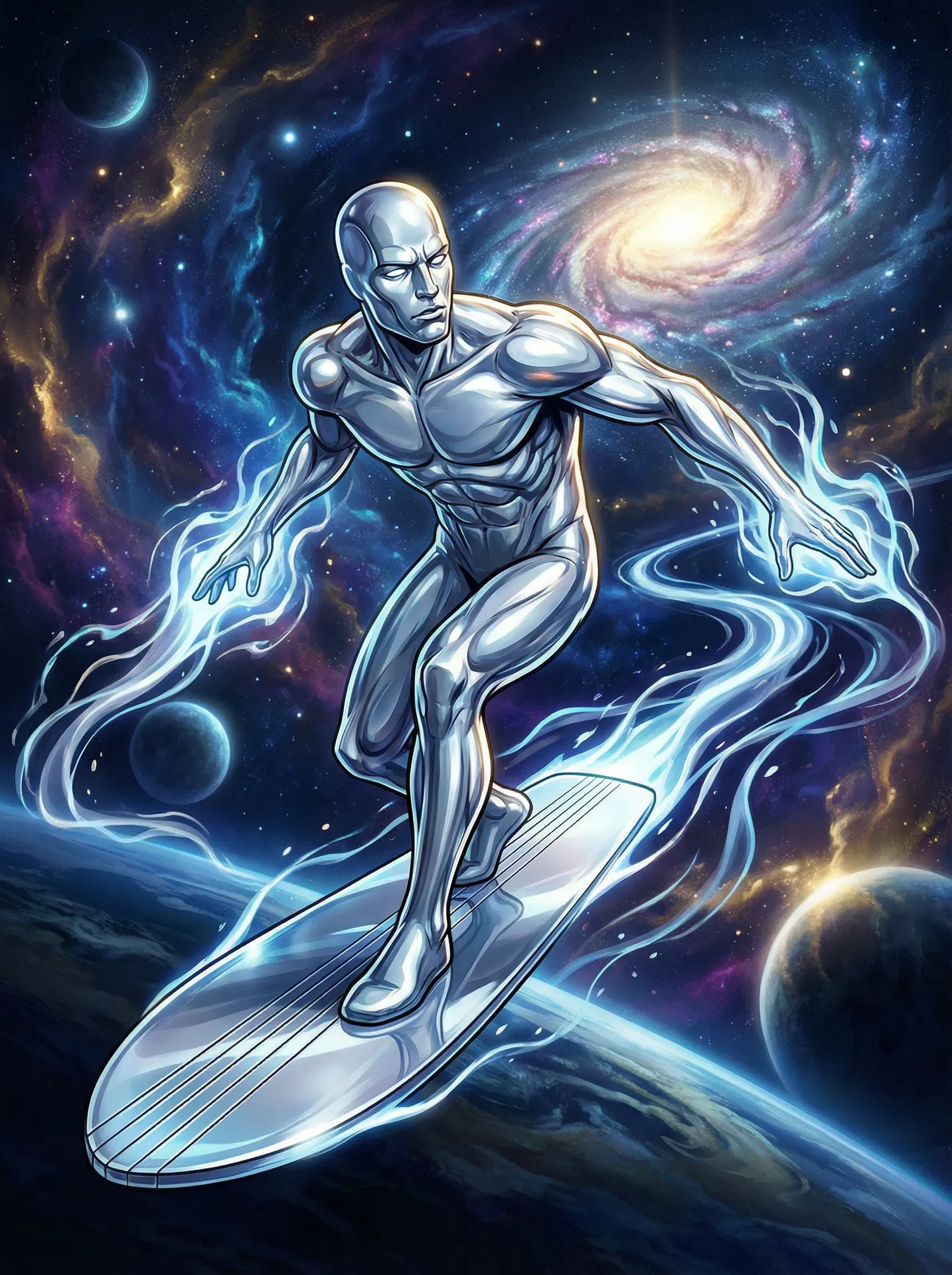 Silver Surfer Shalla-Bal Fantastic Four: First Steps Phase Six DEBUT #198 - 2025 Topps Marvel Studios