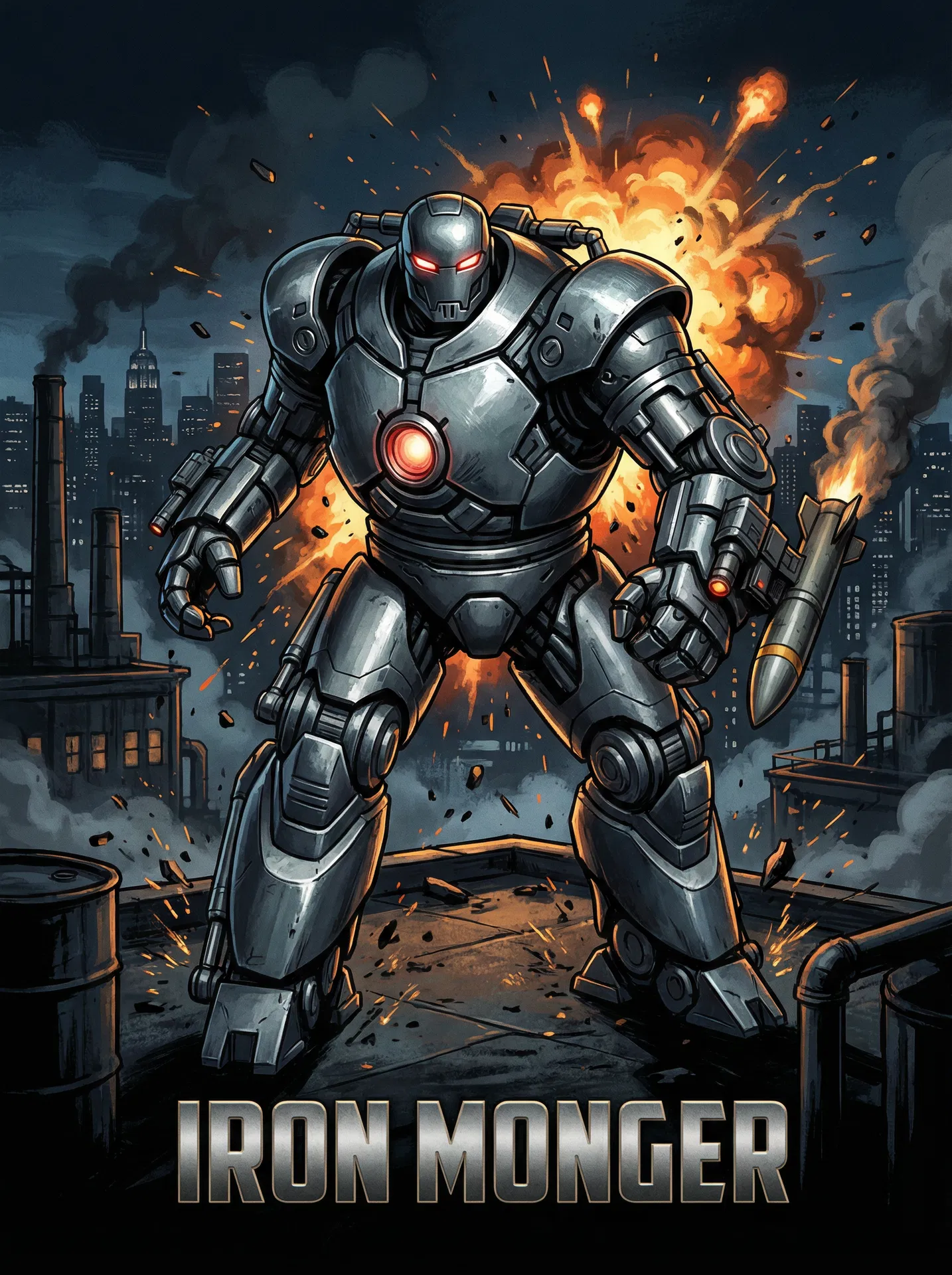 Iron Monger Obadiah Stane Iron Man Phase One #3 - 2025 Topps Marvel Studios