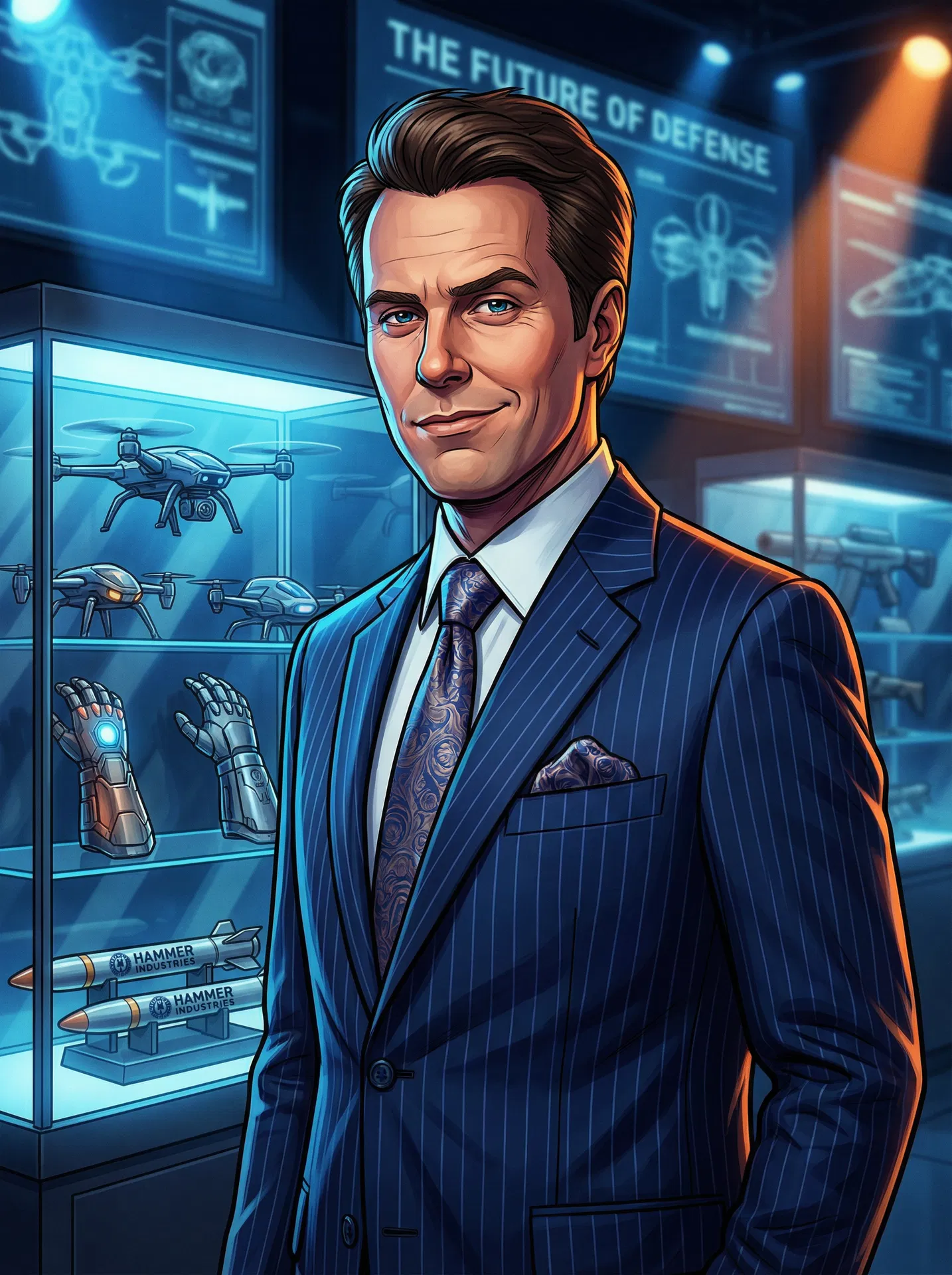 Justin Hammer Iron Man 2 Phase One #6