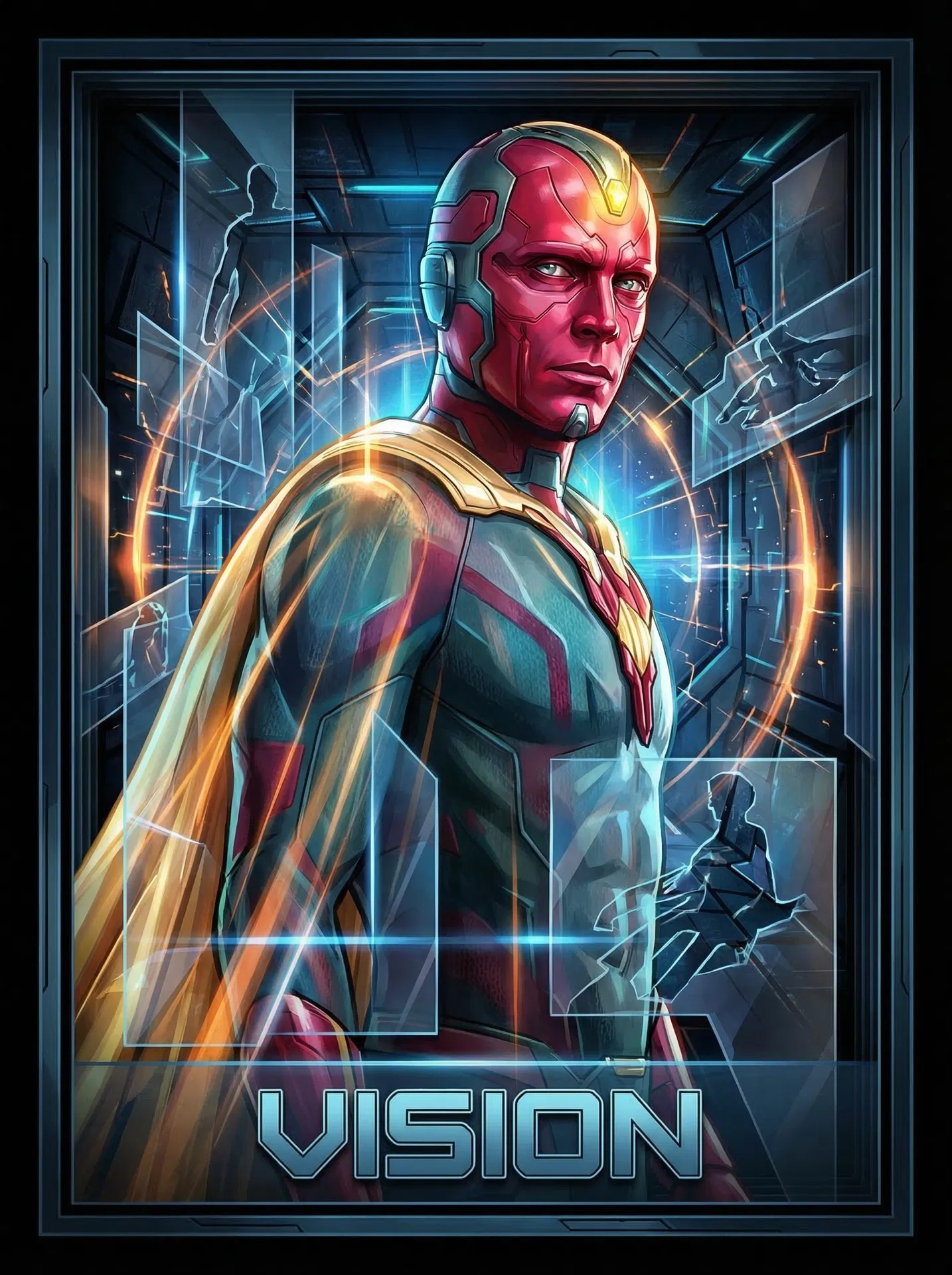 Vision Avengers: Age of Ultron #AS-13 - 2025 Topps Marvel Studios