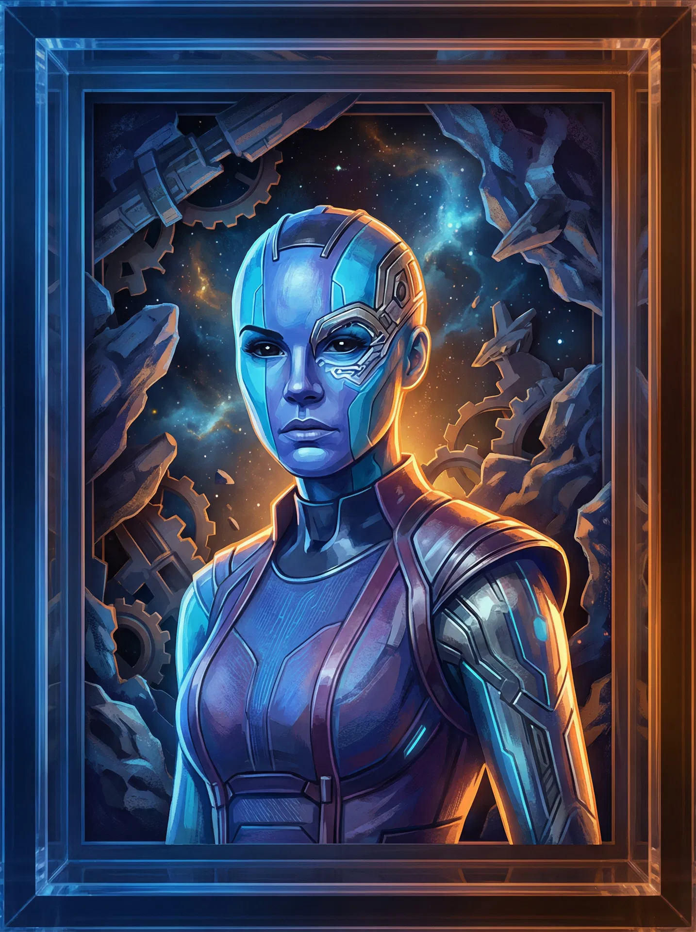 Nebula Guardians of the Galaxy Vol. 1 #AS-17 - 2025 Topps Marvel Studios