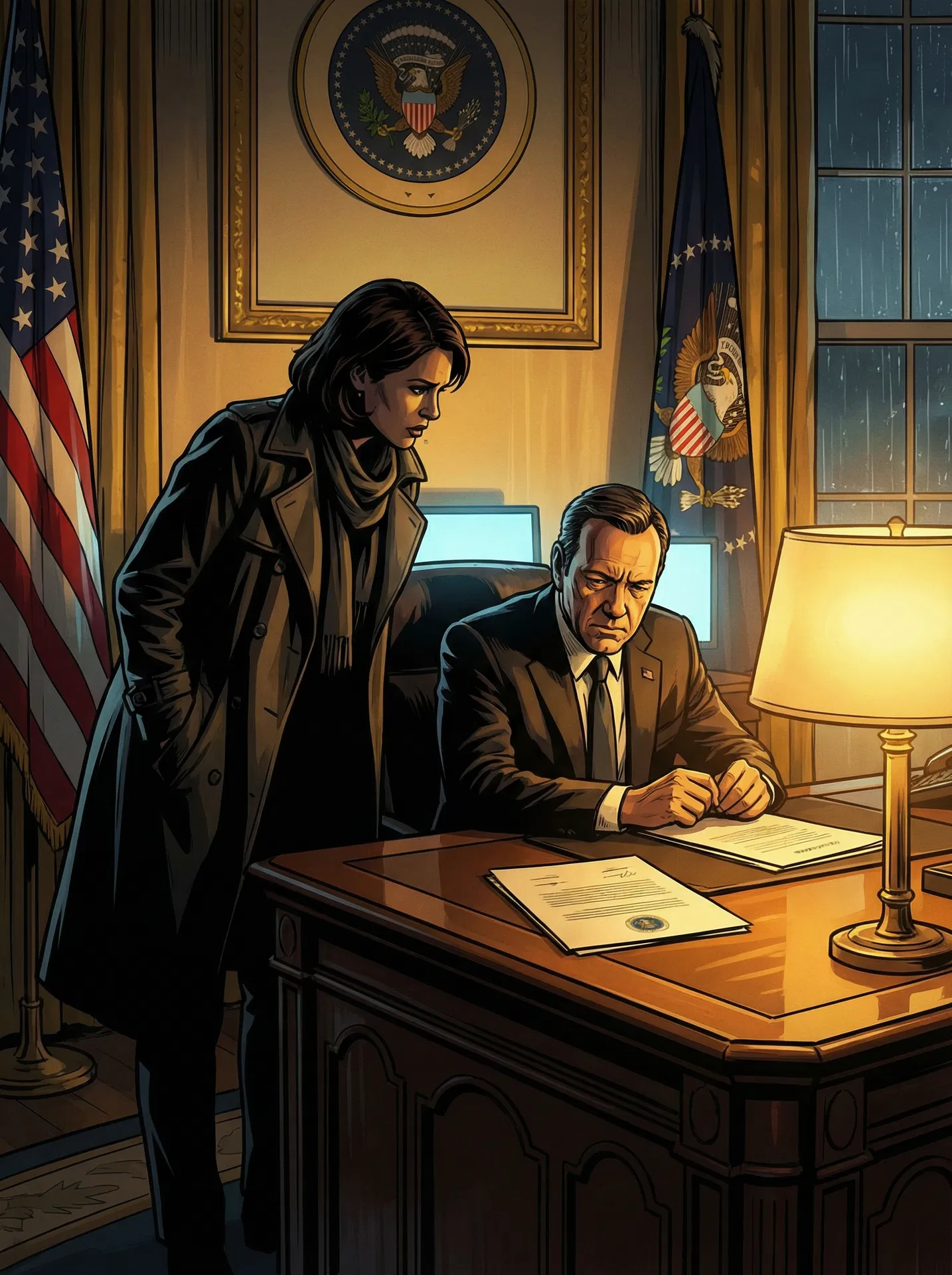 The President and His Advisor #BNW-15 - 2025 Topps Marvel Studios