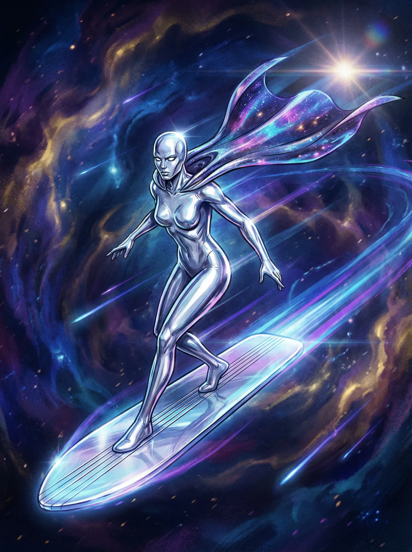 Silver Surfer/Shalla-Bal #FF-6 - 2025 Topps Marvel Studios