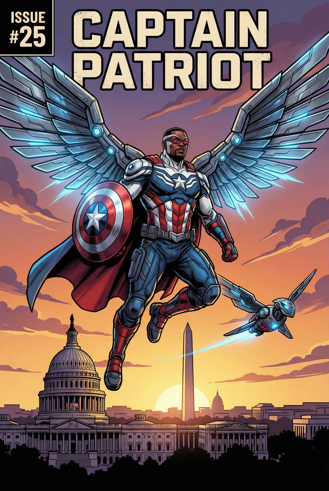 Sam Wilson #134 - 2025 Topps Comic Book Heroes