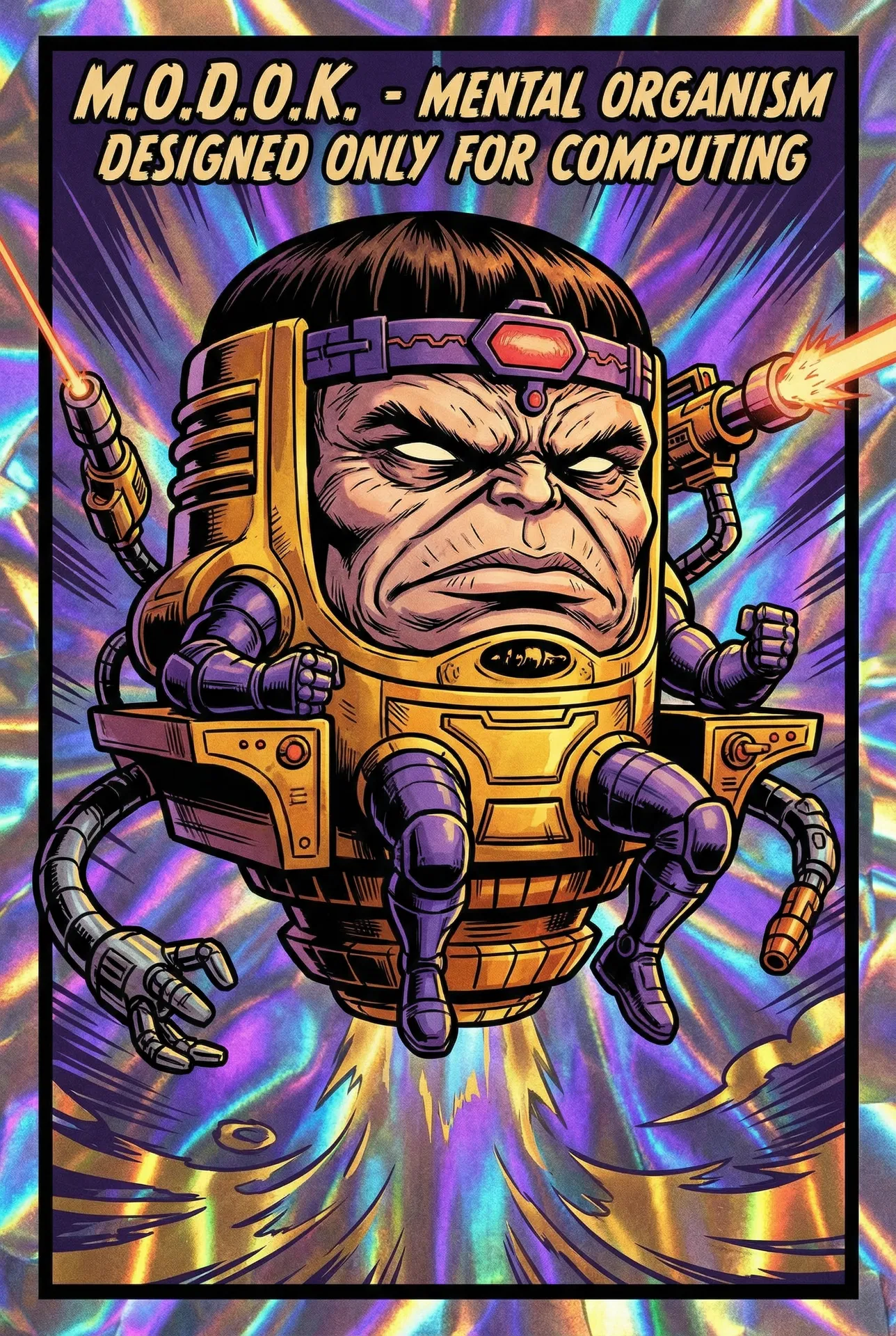 M.O.D.O.K. #117 - 2025 Topps Chrome