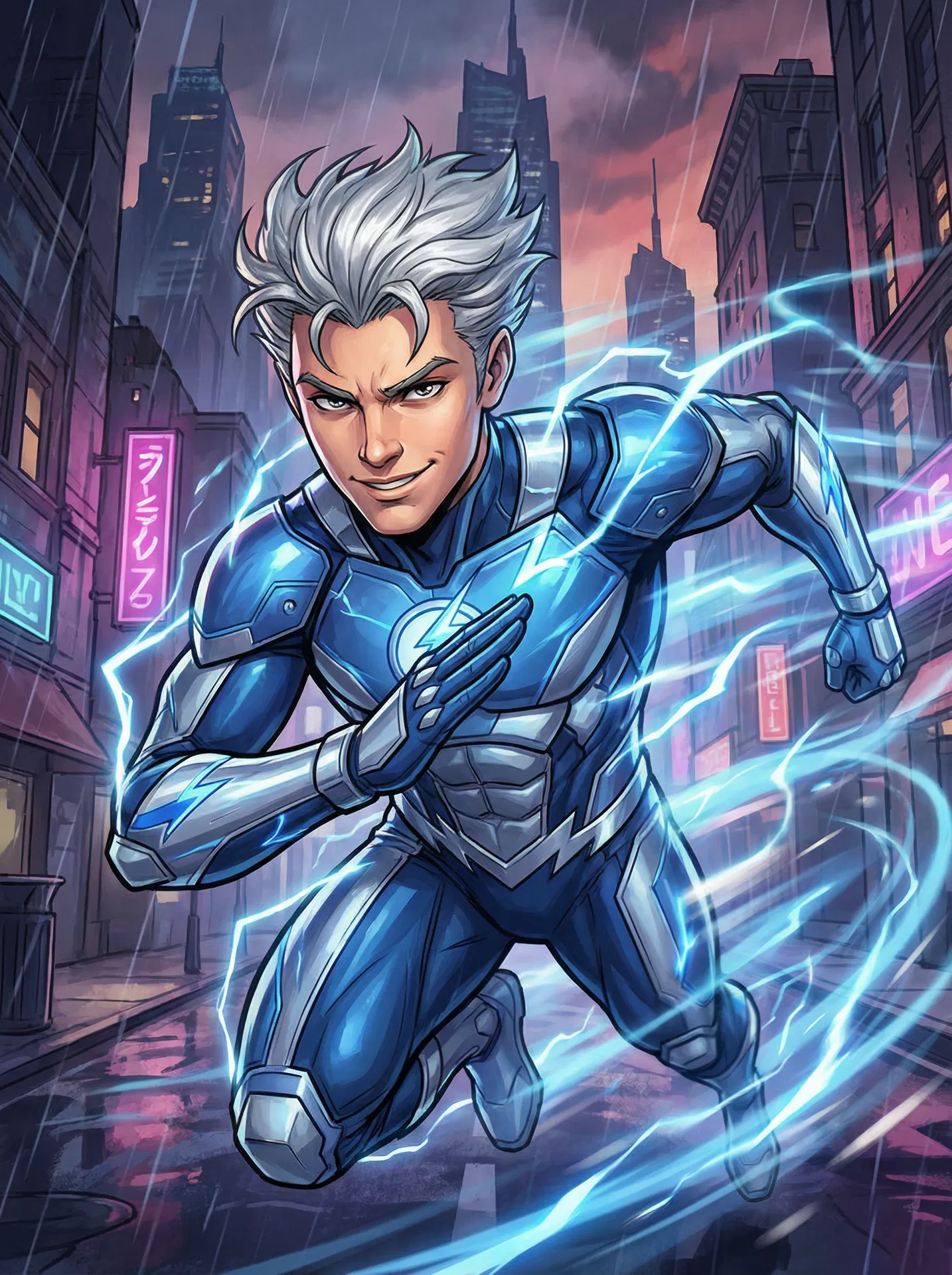 Pietro Maximoff (Aaron Taylor-Johnson) #MP-AO - 2025 Topps Marvel Trading Card