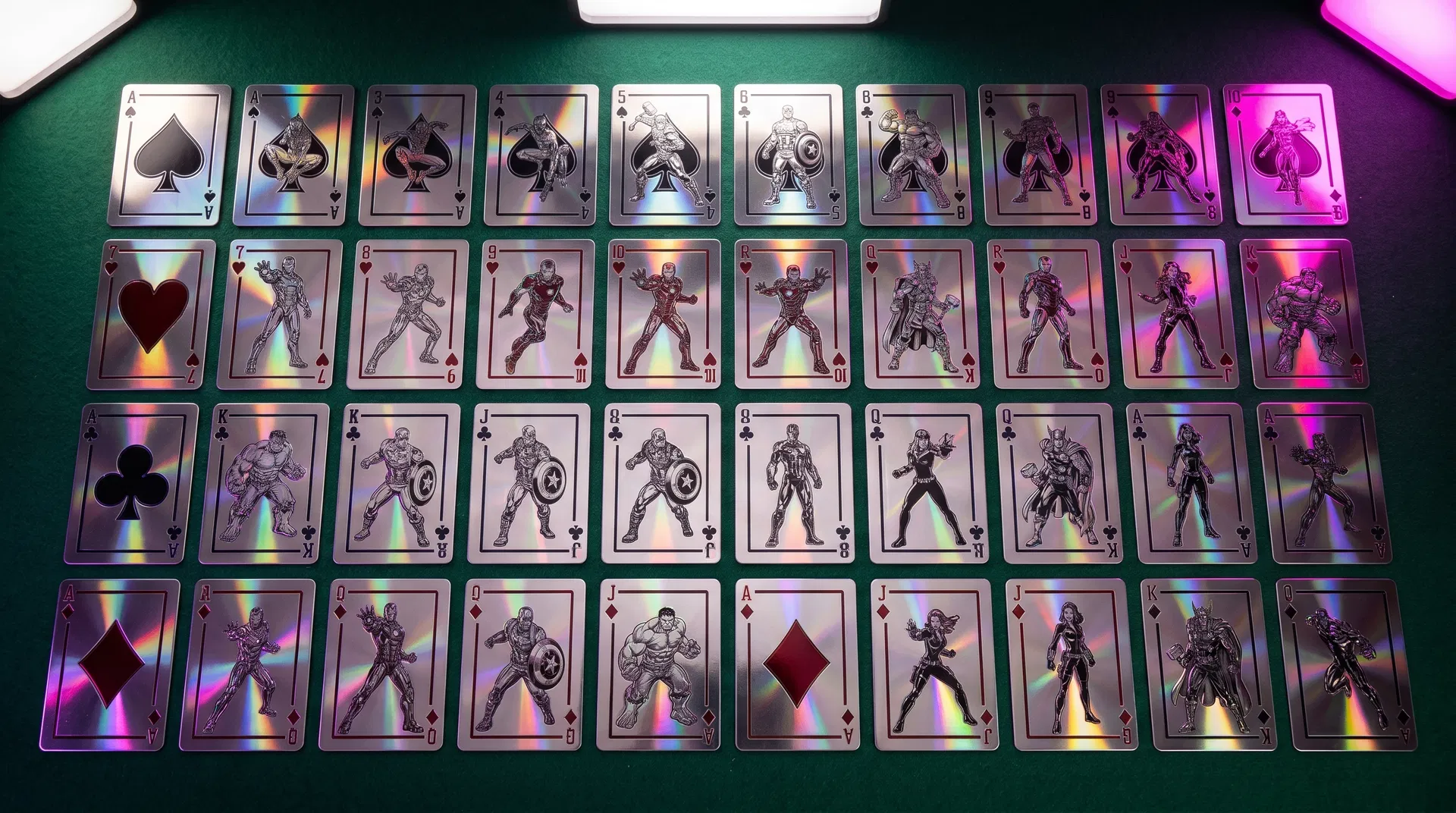 Gambit's Chrome Deck complete set layout